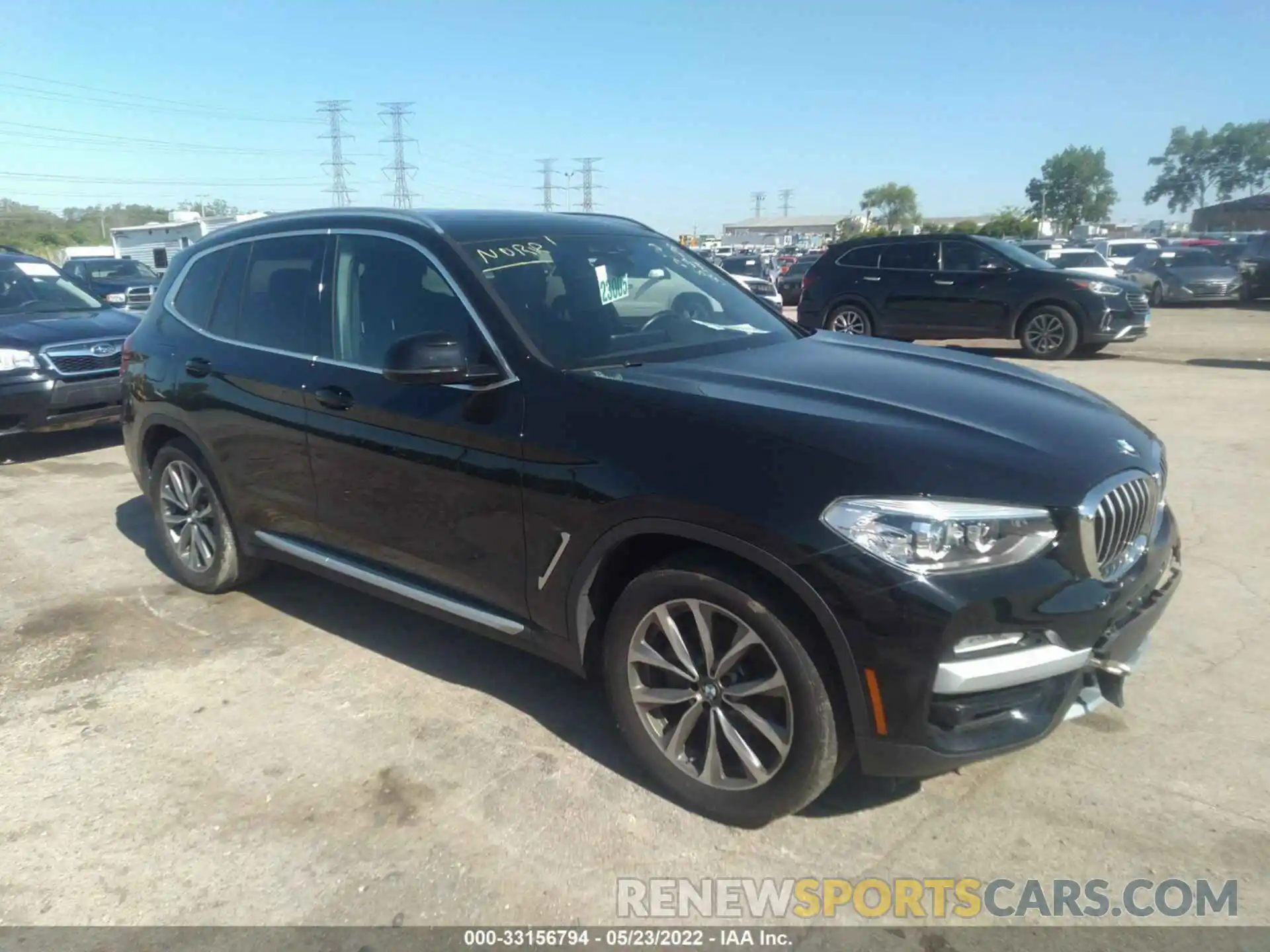 1 Photograph of a damaged car 5UXTR9C58KLR03446 BMW X3 2019