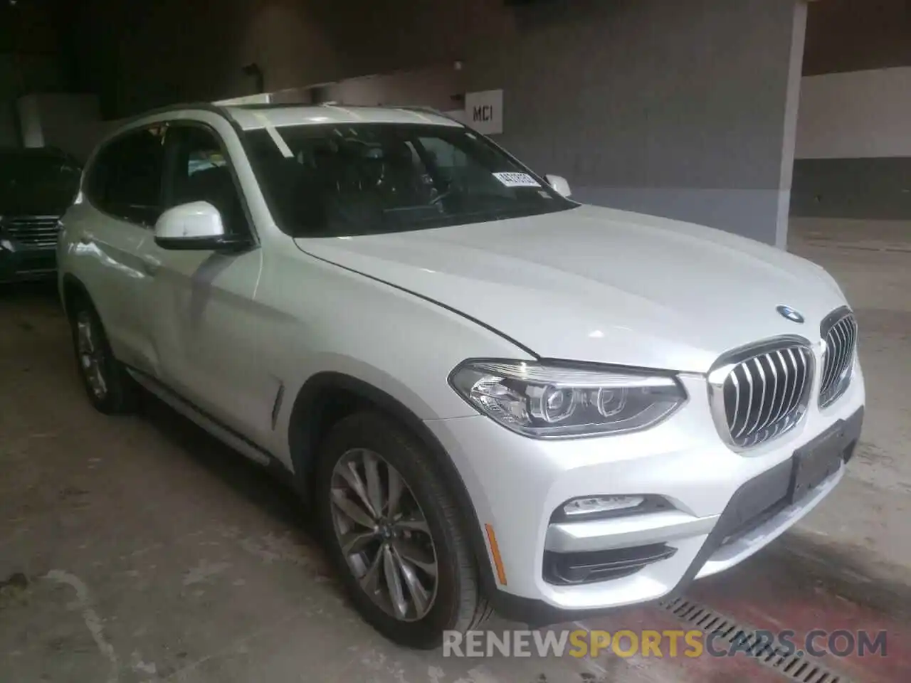 1 Photograph of a damaged car 5UXTR9C58KLR04418 BMW X3 2019