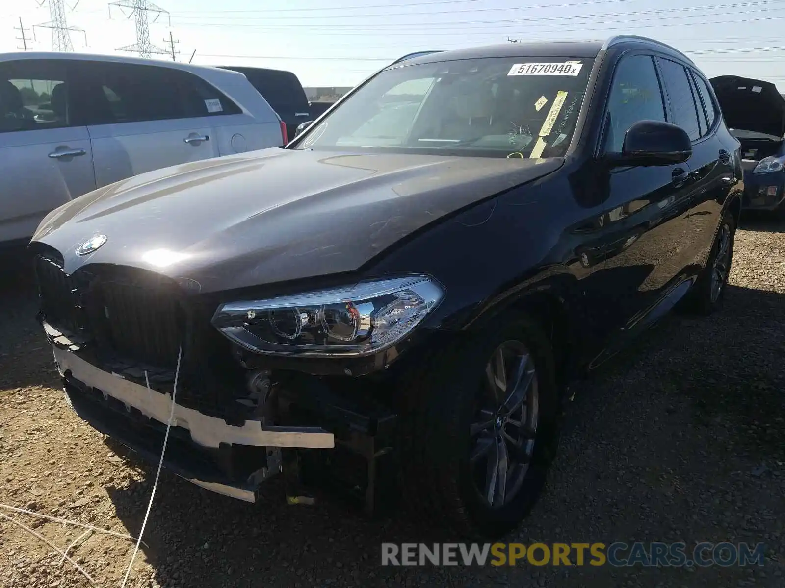 2 Photograph of a damaged car 5UXTR9C58KLR09473 BMW X3 2019