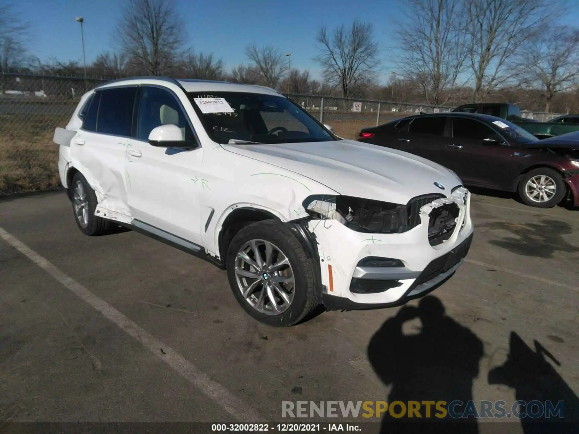 1 Photograph of a damaged car 5UXTR9C58KLR11210 BMW X3 2019