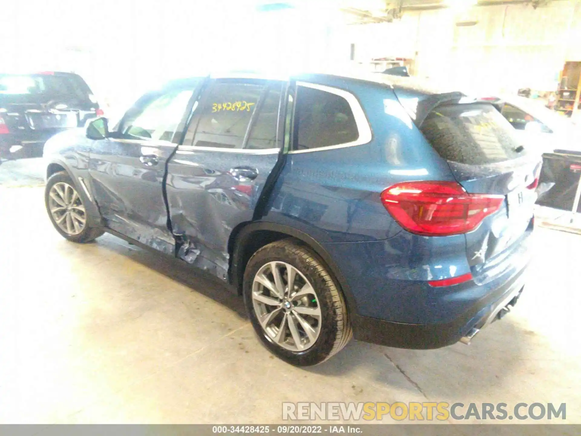 3 Photograph of a damaged car 5UXTR9C59KLD92235 BMW X3 2019