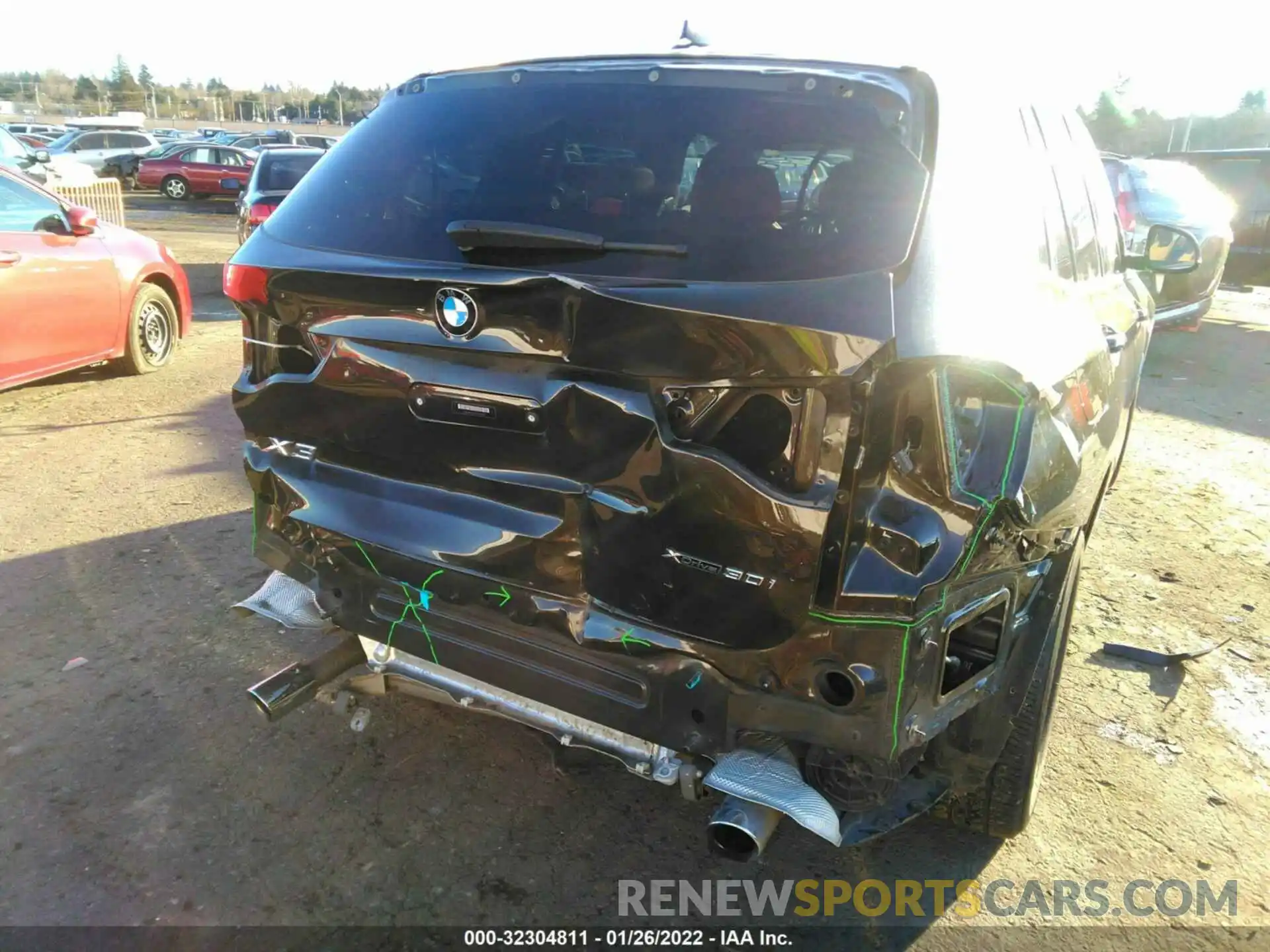 6 Photograph of a damaged car 5UXTR9C59KLD92347 BMW X3 2019