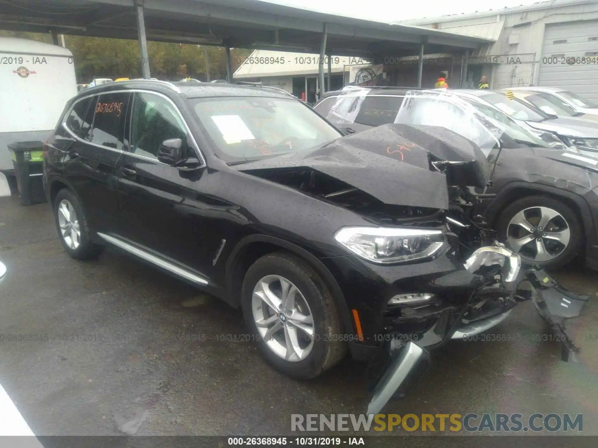 1 Photograph of a damaged car 5UXTR9C59KLD93207 BMW X3 2019