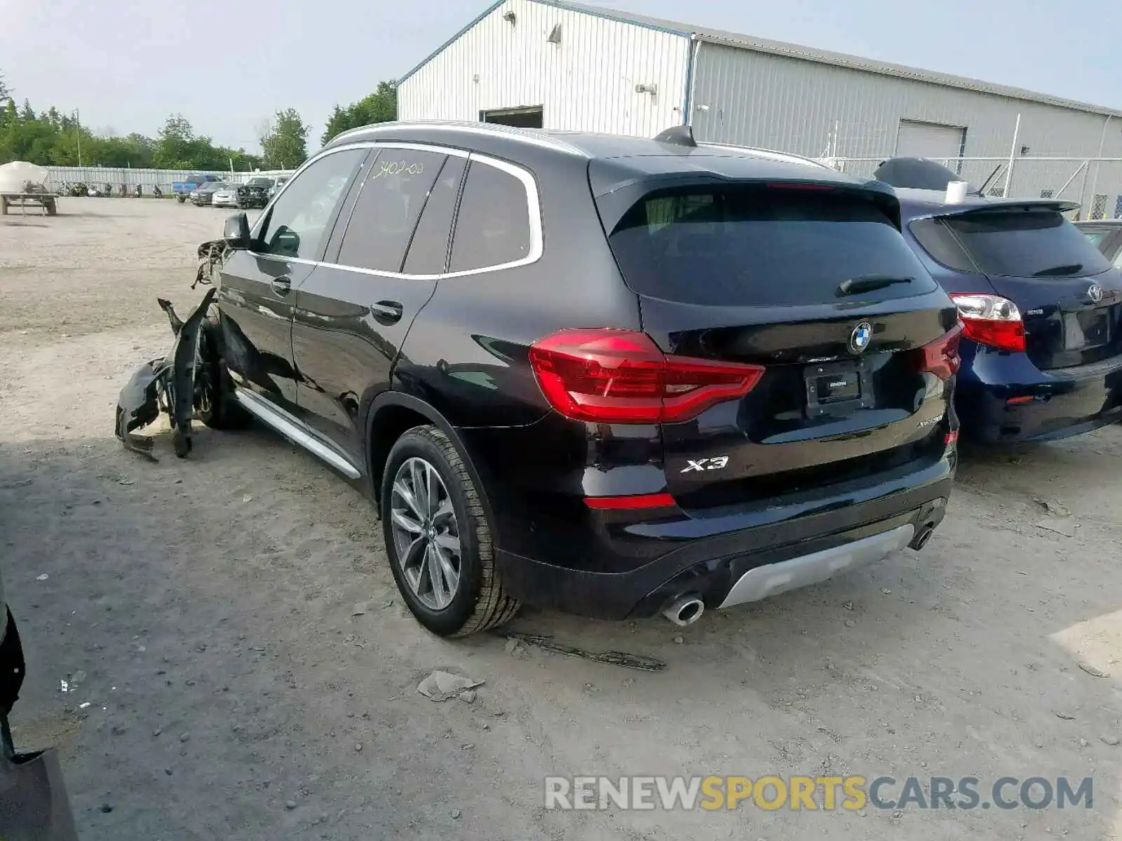 3 Photograph of a damaged car 5UXTR9C59KLD96205 BMW X3 2019