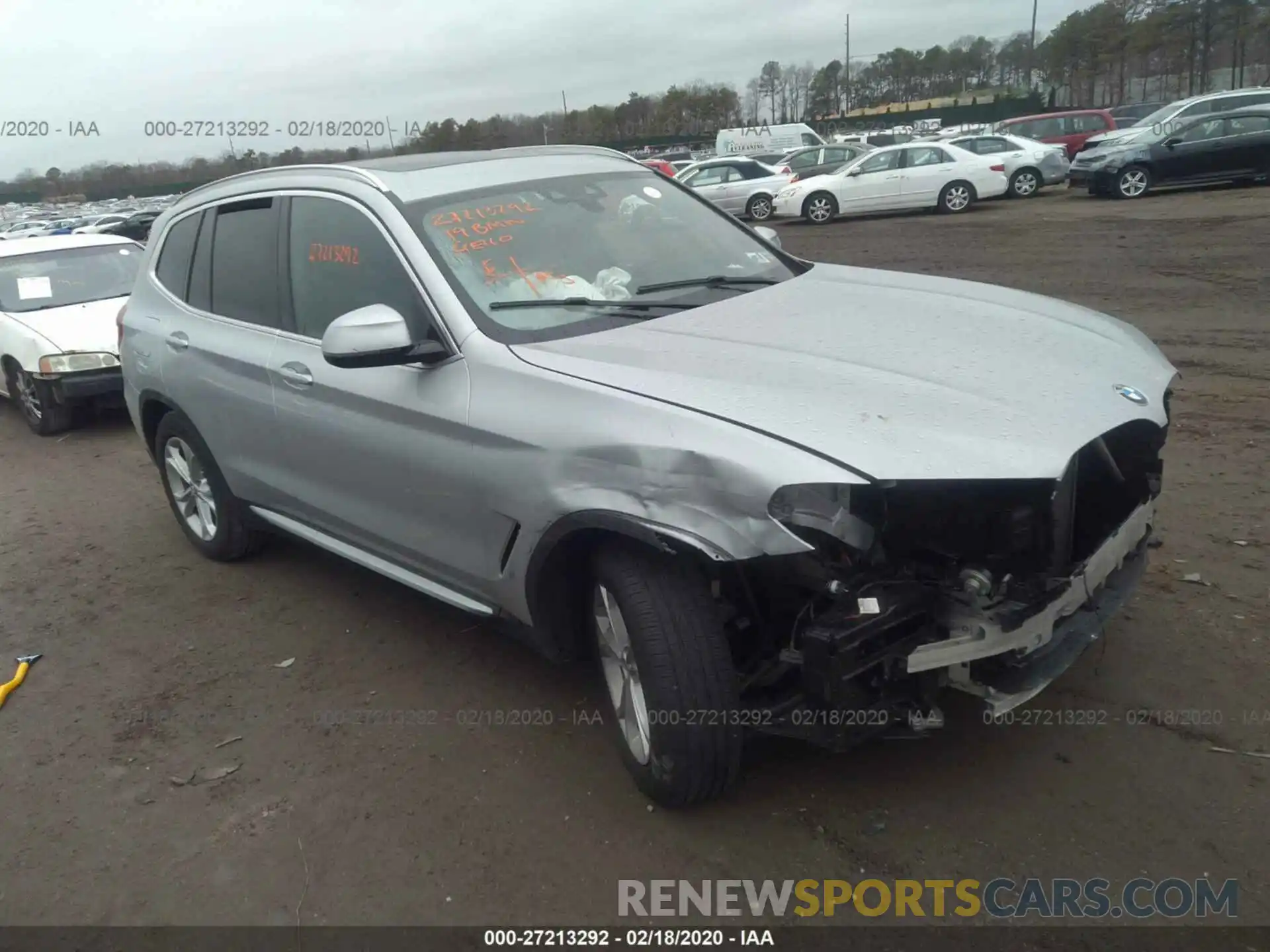 1 Photograph of a damaged car 5UXTR9C59KLD97760 BMW X3 2019