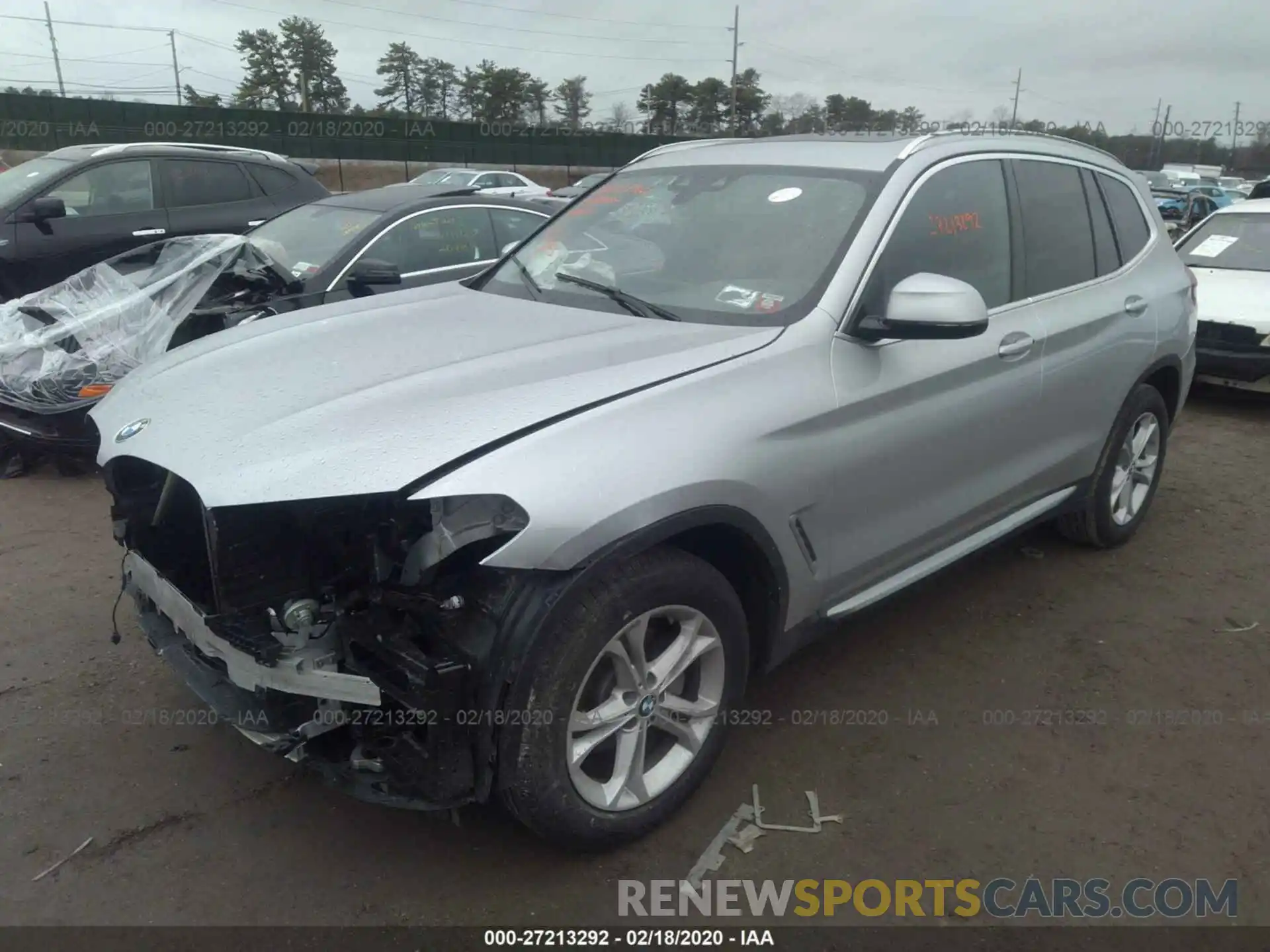 2 Photograph of a damaged car 5UXTR9C59KLD97760 BMW X3 2019