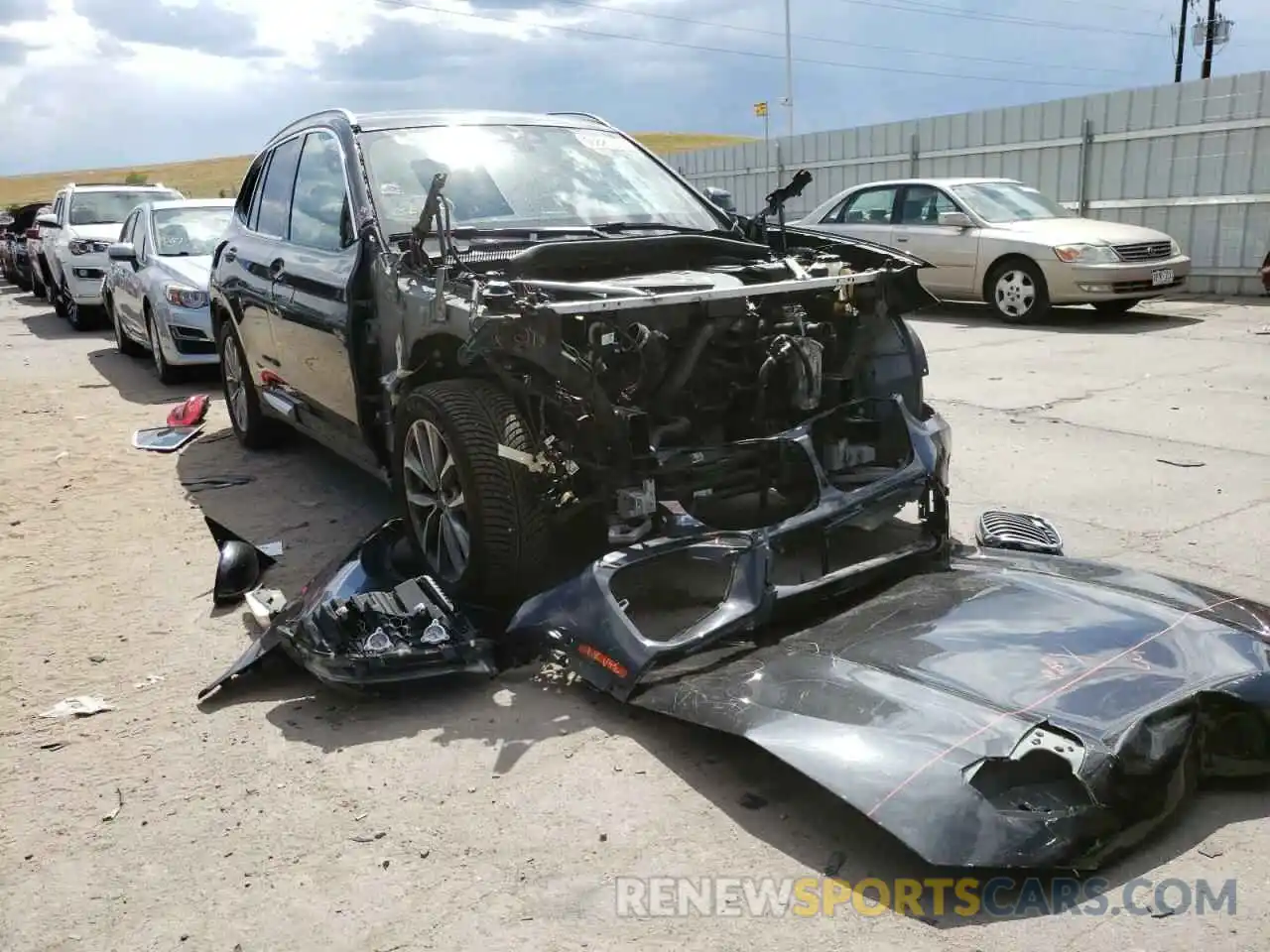 1 Photograph of a damaged car 5UXTR9C59KLE12158 BMW X3 2019