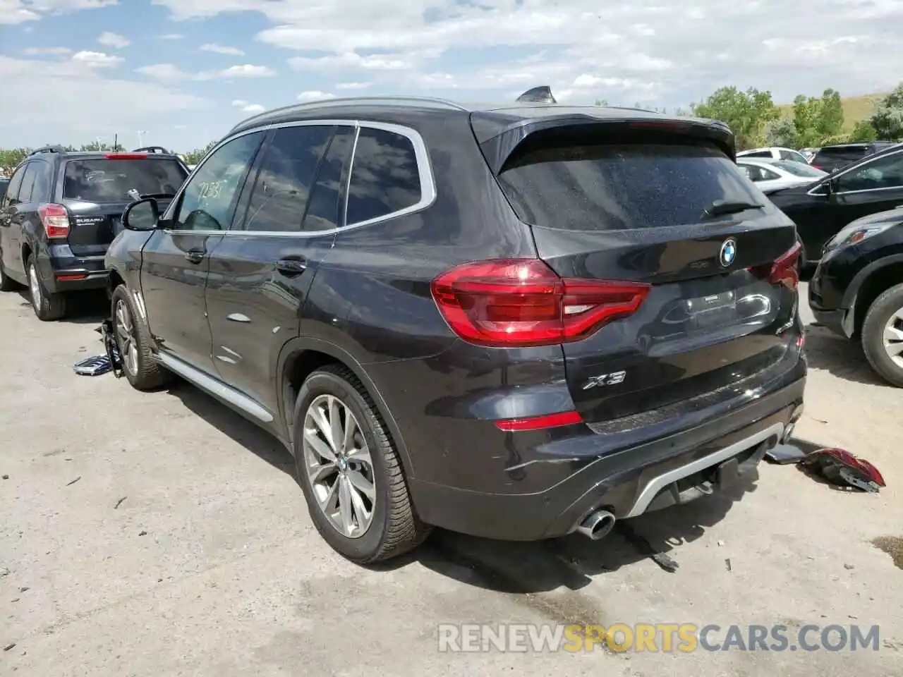 3 Photograph of a damaged car 5UXTR9C59KLE12158 BMW X3 2019