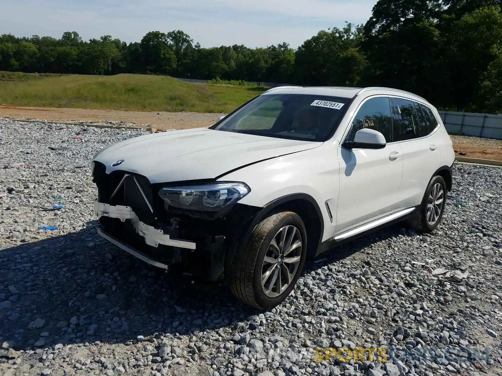 2 Photograph of a damaged car 5UXTR9C59KLE13469 BMW X3 2019