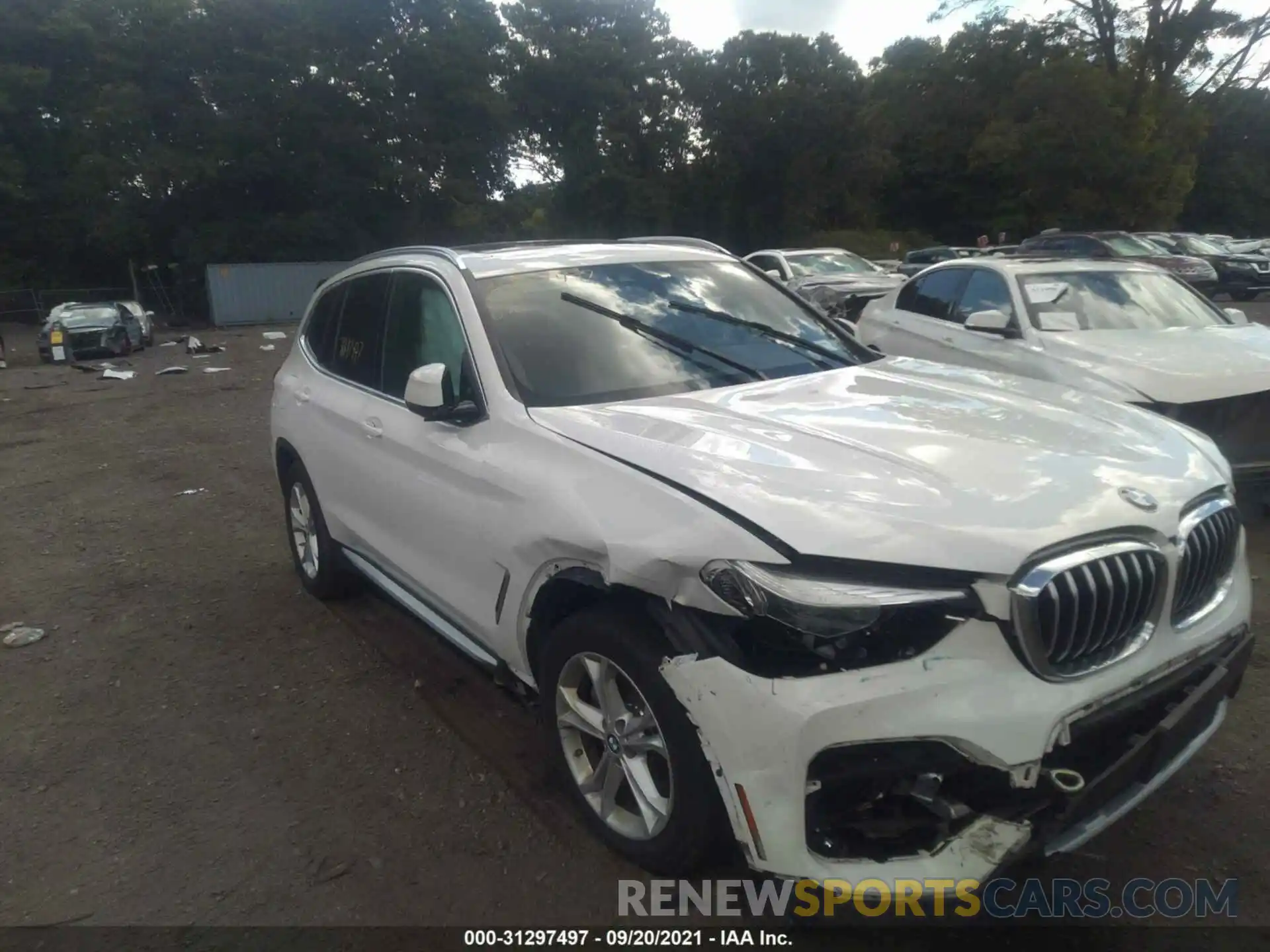 1 Photograph of a damaged car 5UXTR9C59KLE13598 BMW X3 2019