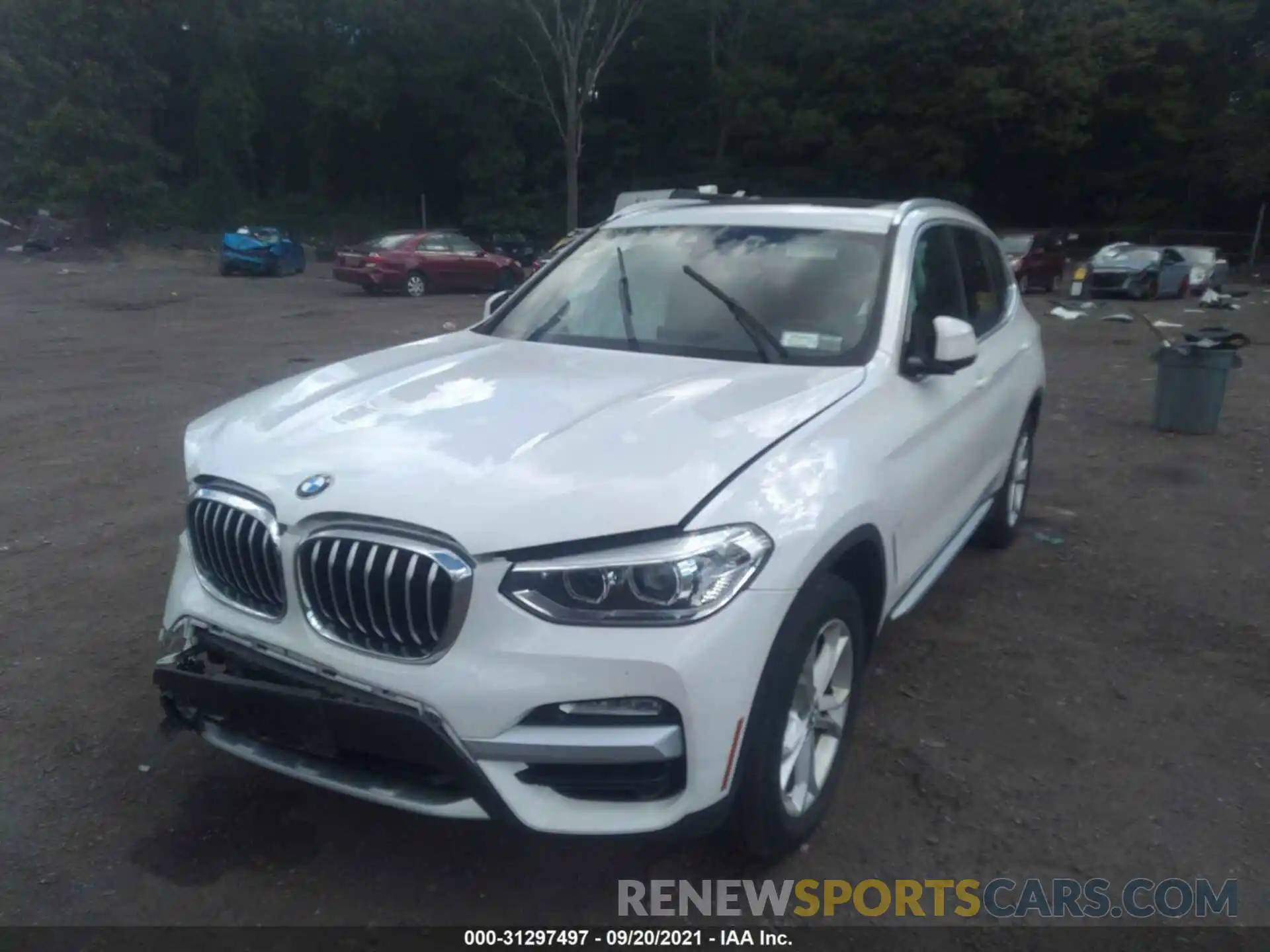 2 Фотография поврежденного автомобиля 5UXTR9C59KLE13598 BMW X3 2019