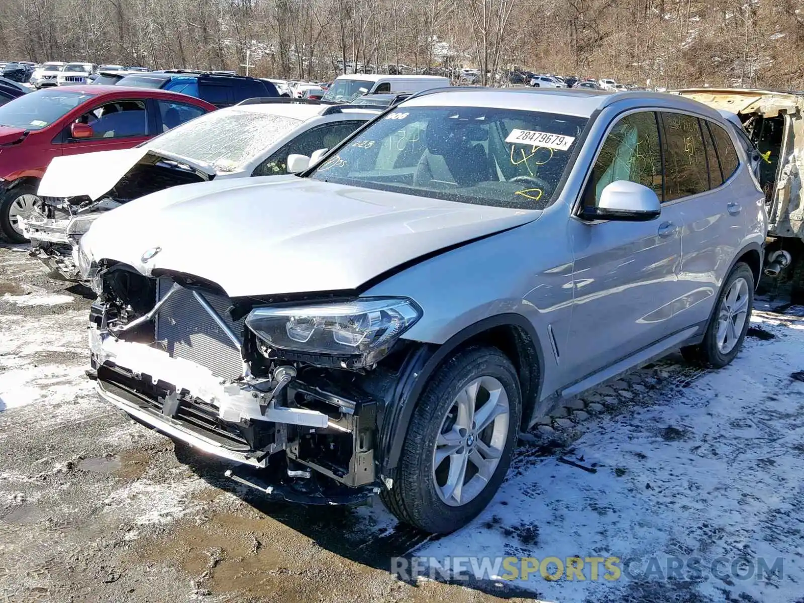 2 Photograph of a damaged car 5UXTR9C59KLE16775 BMW X3 2019