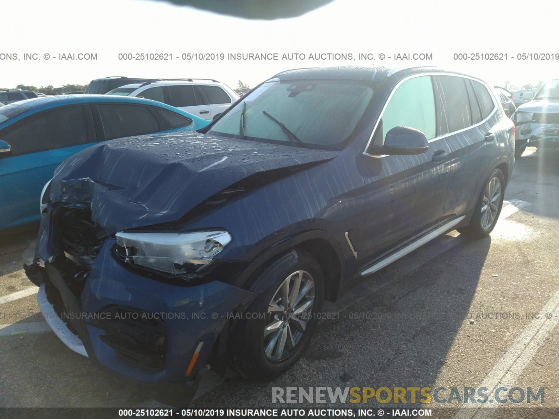 2 Фотография поврежденного автомобиля 5UXTR9C59KLE16954 BMW X3 2019