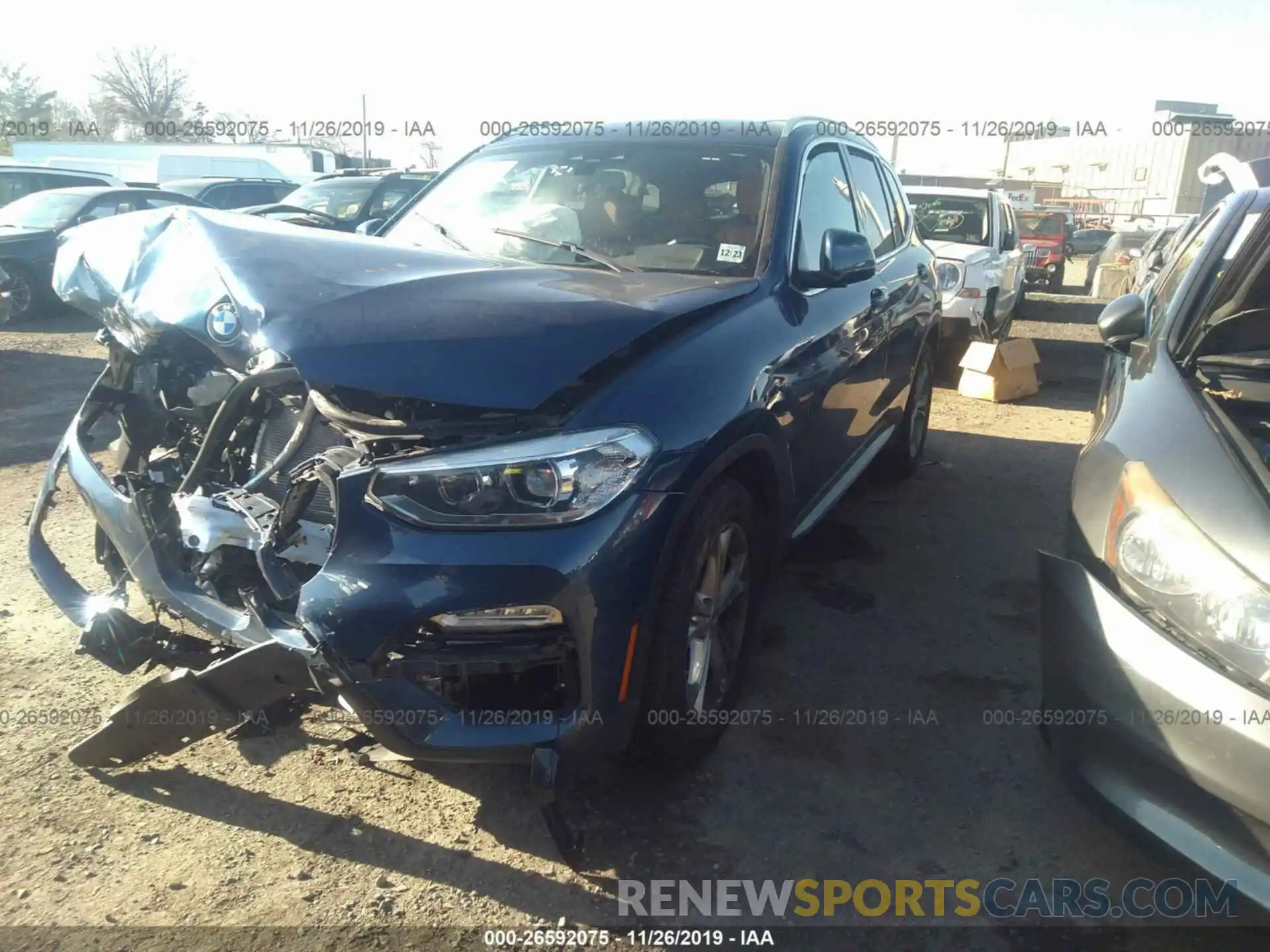 2 Photograph of a damaged car 5UXTR9C59KLE16968 BMW X3 2019