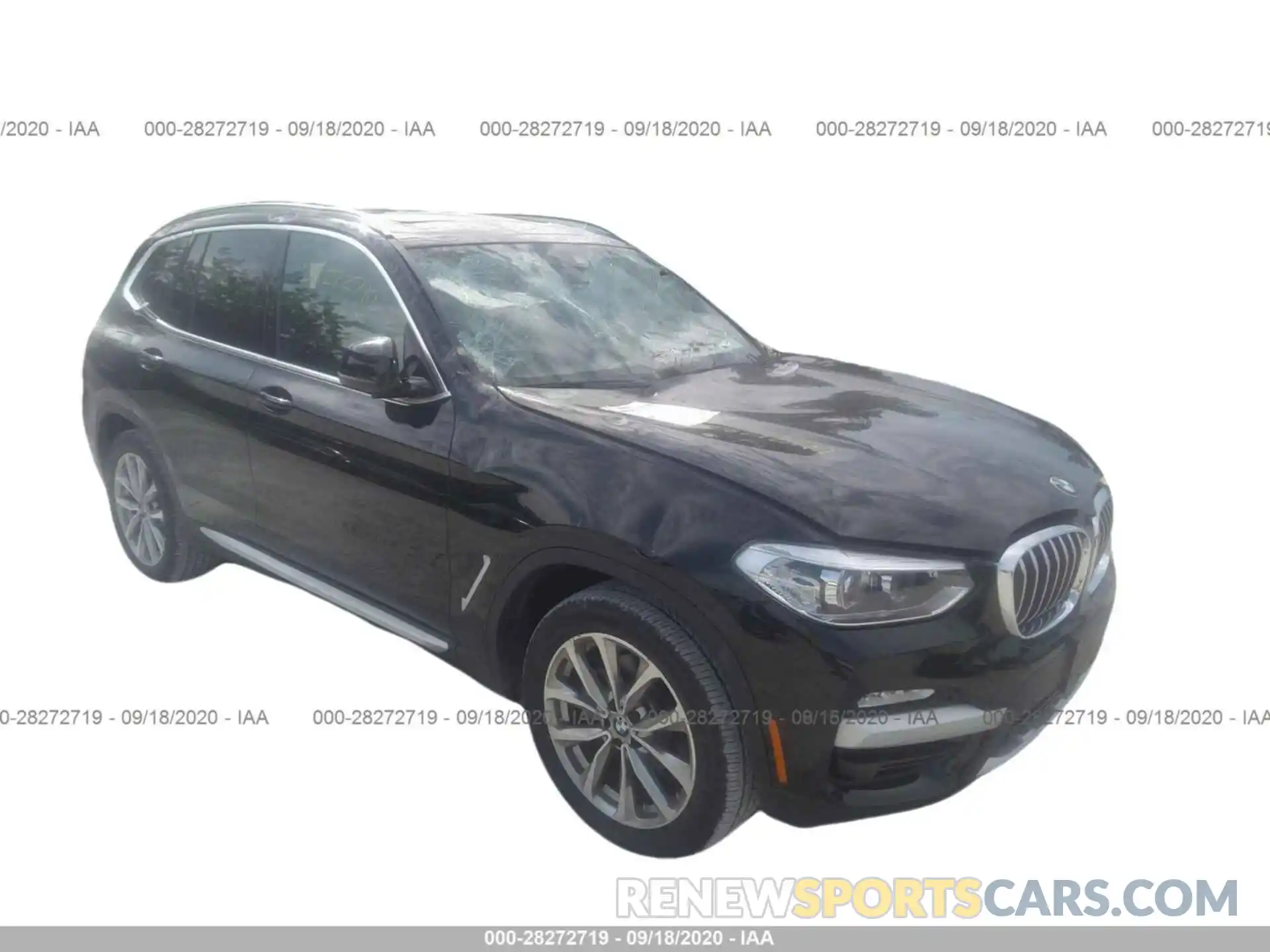 1 Photograph of a damaged car 5UXTR9C59KLE17487 BMW X3 2019