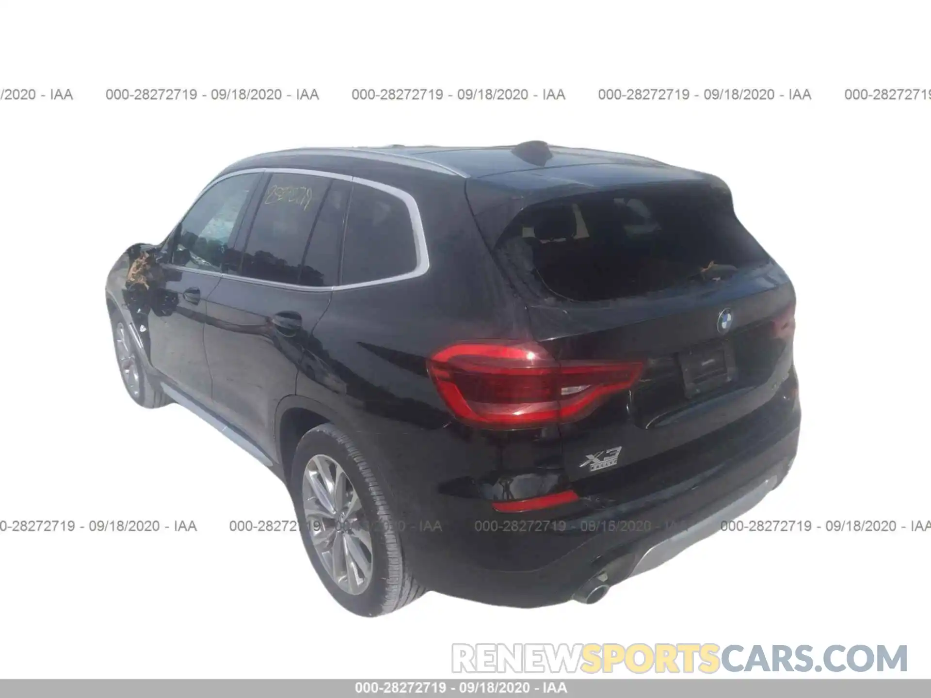 3 Photograph of a damaged car 5UXTR9C59KLE17487 BMW X3 2019