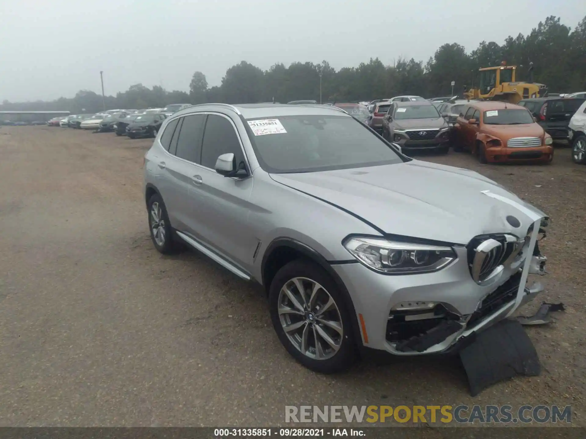 1 Фотография поврежденного автомобиля 5UXTR9C59KLE17604 BMW X3 2019