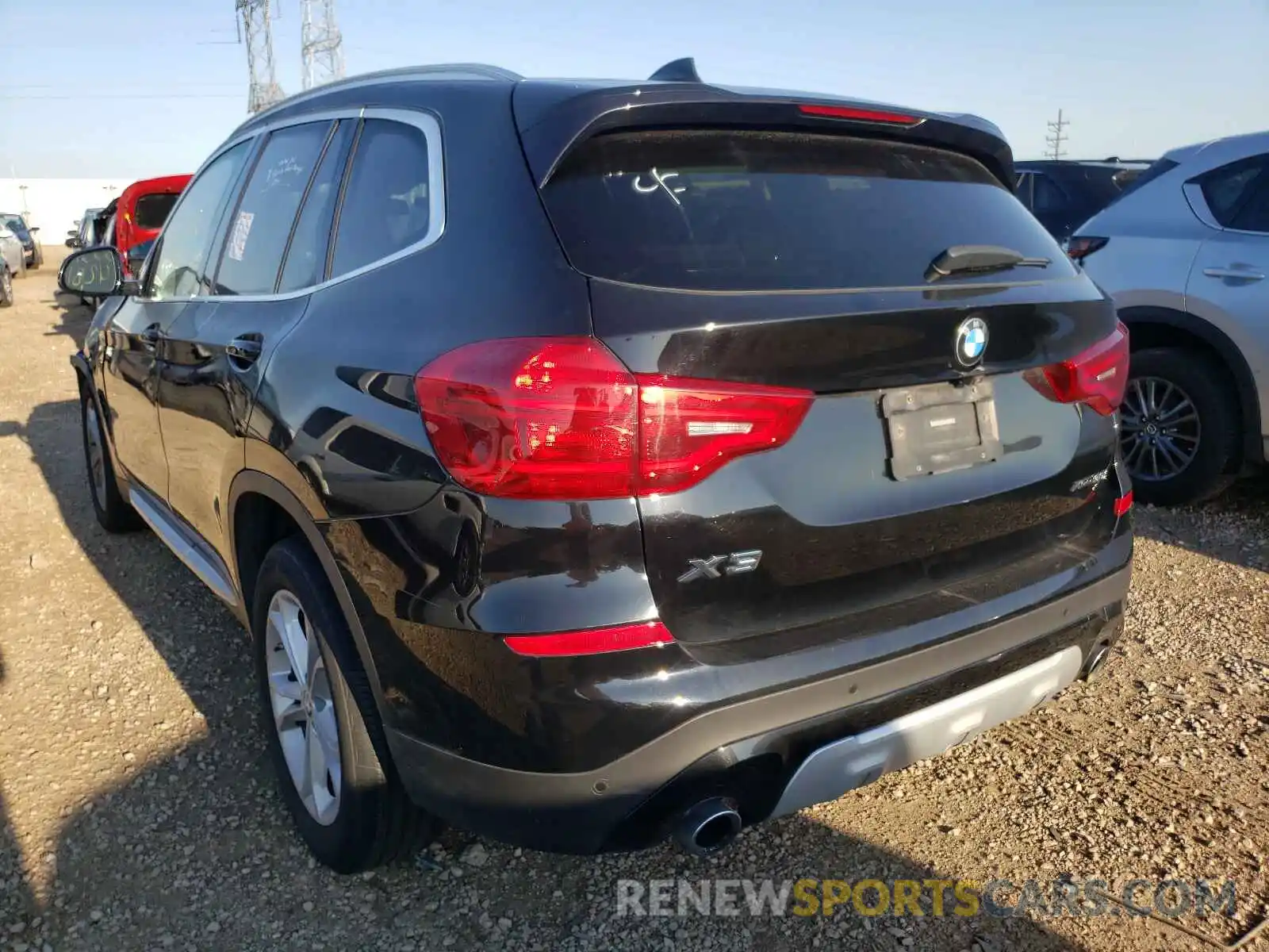 3 Photograph of a damaged car 5UXTR9C59KLE17960 BMW X3 2019