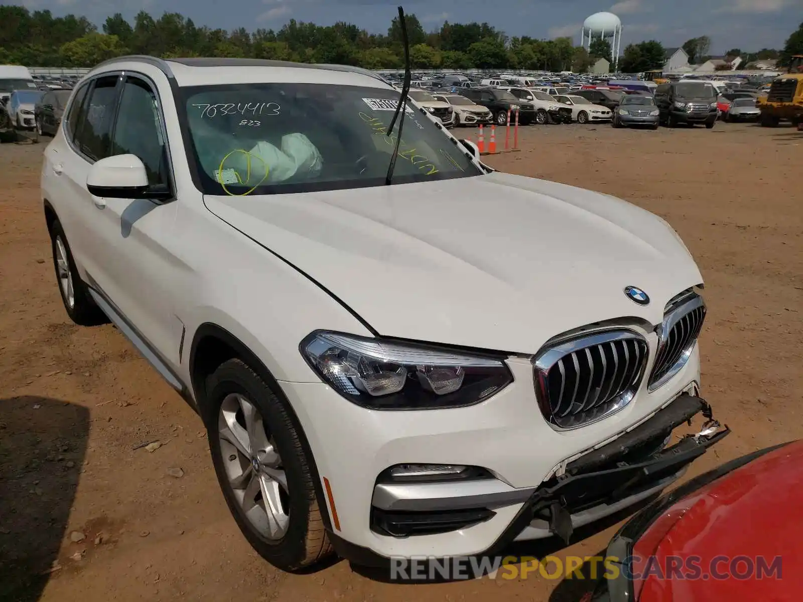 1 Photograph of a damaged car 5UXTR9C59KLE18705 BMW X3 2019