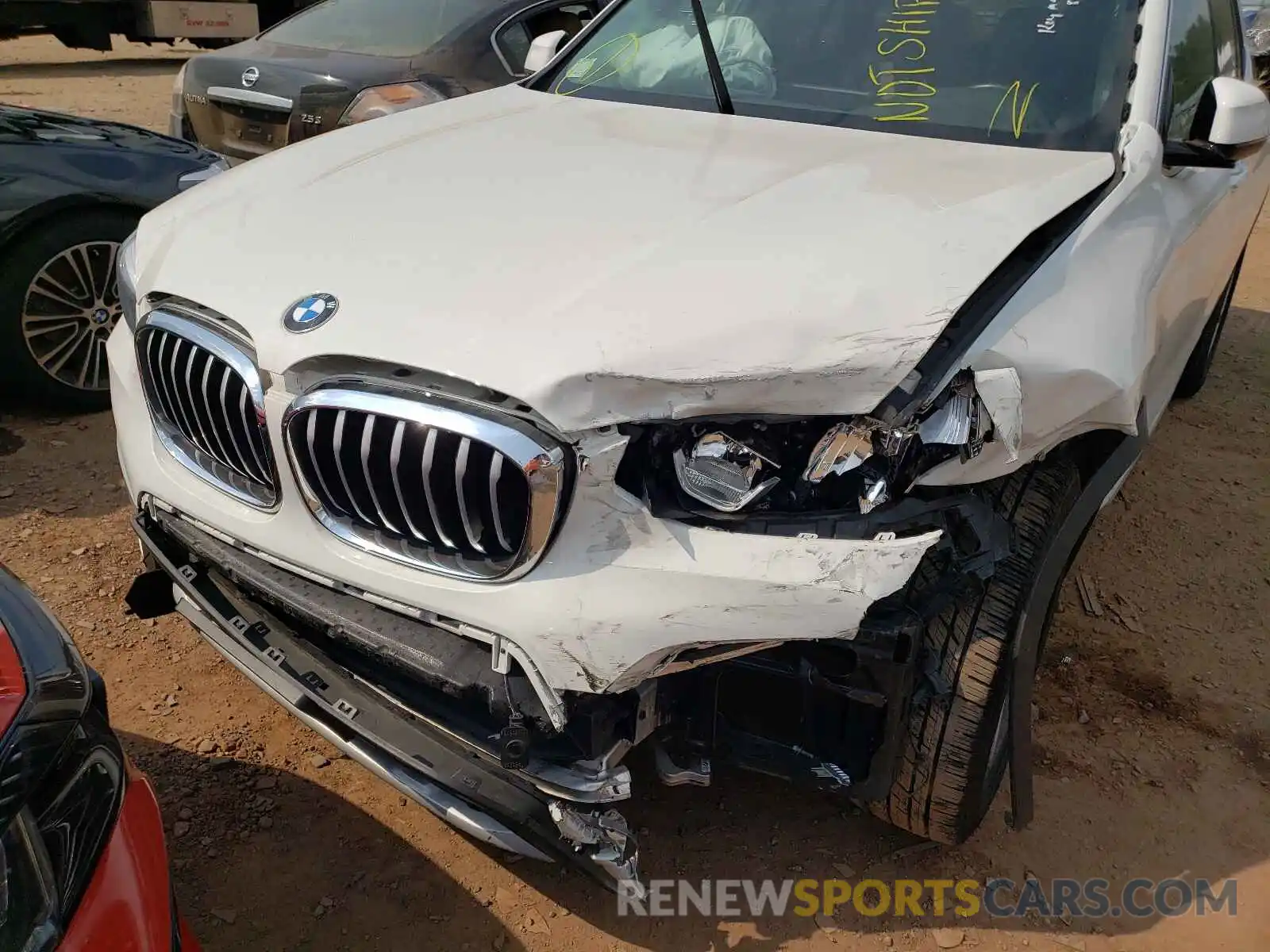 9 Photograph of a damaged car 5UXTR9C59KLE18705 BMW X3 2019