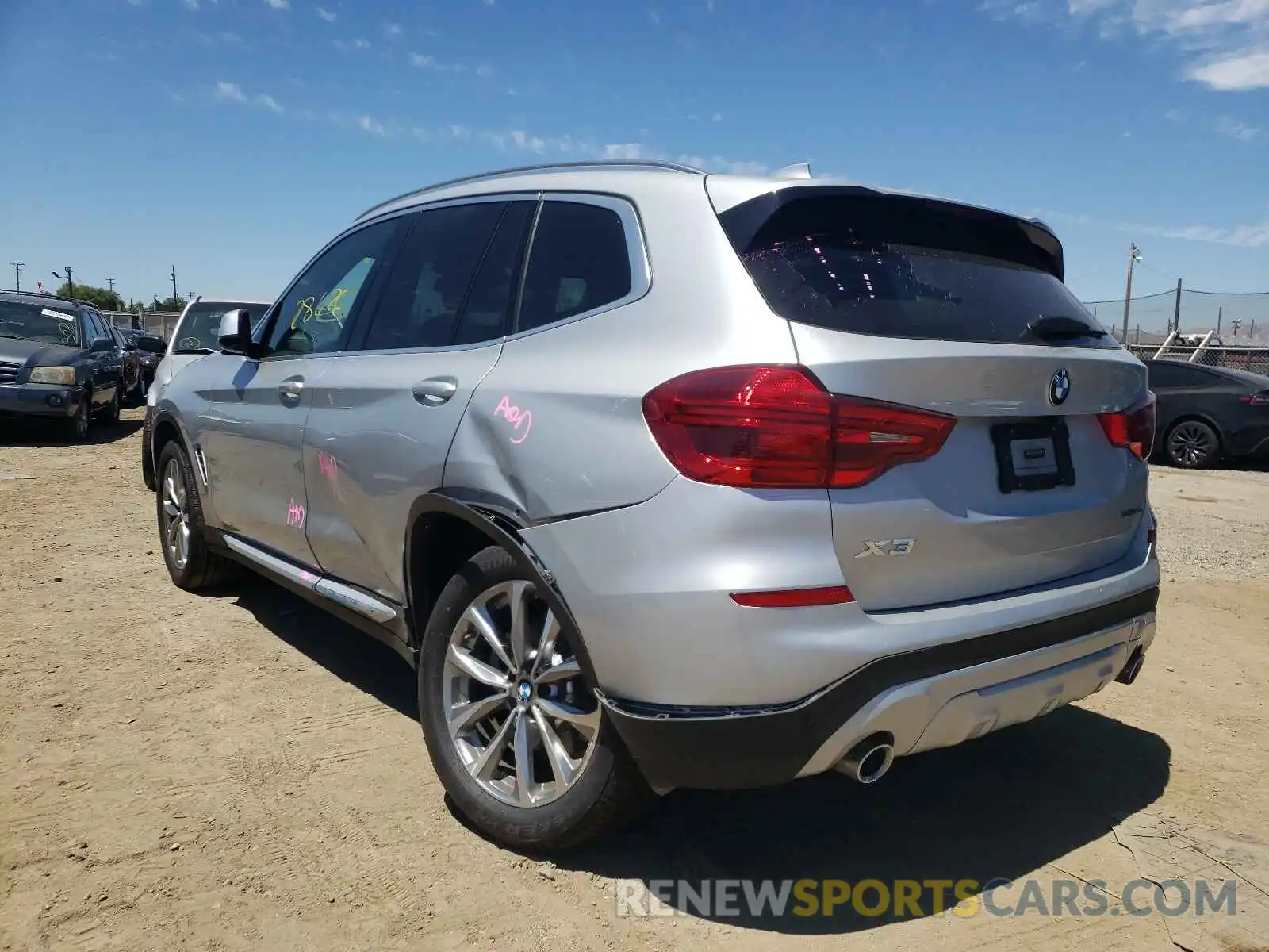 3 Photograph of a damaged car 5UXTR9C59KLE20096 BMW X3 2019