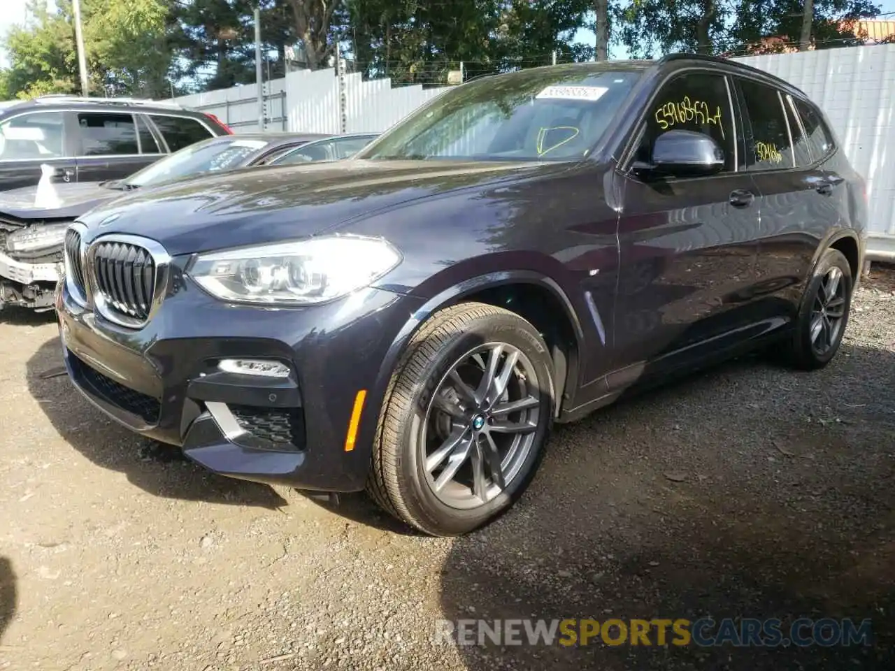 2 Photograph of a damaged car 5UXTR9C59KLE21068 BMW X3 2019