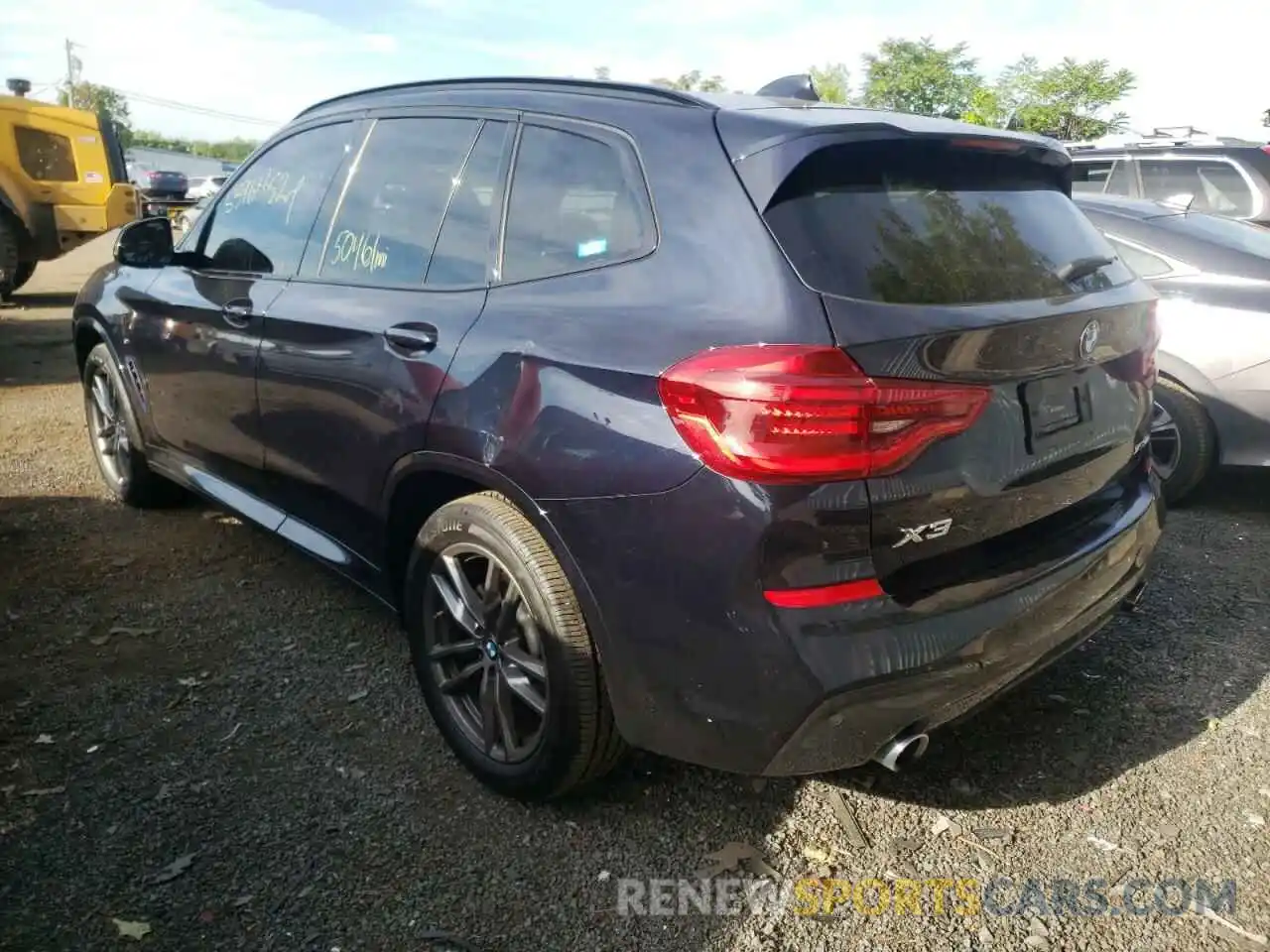 3 Photograph of a damaged car 5UXTR9C59KLE21068 BMW X3 2019