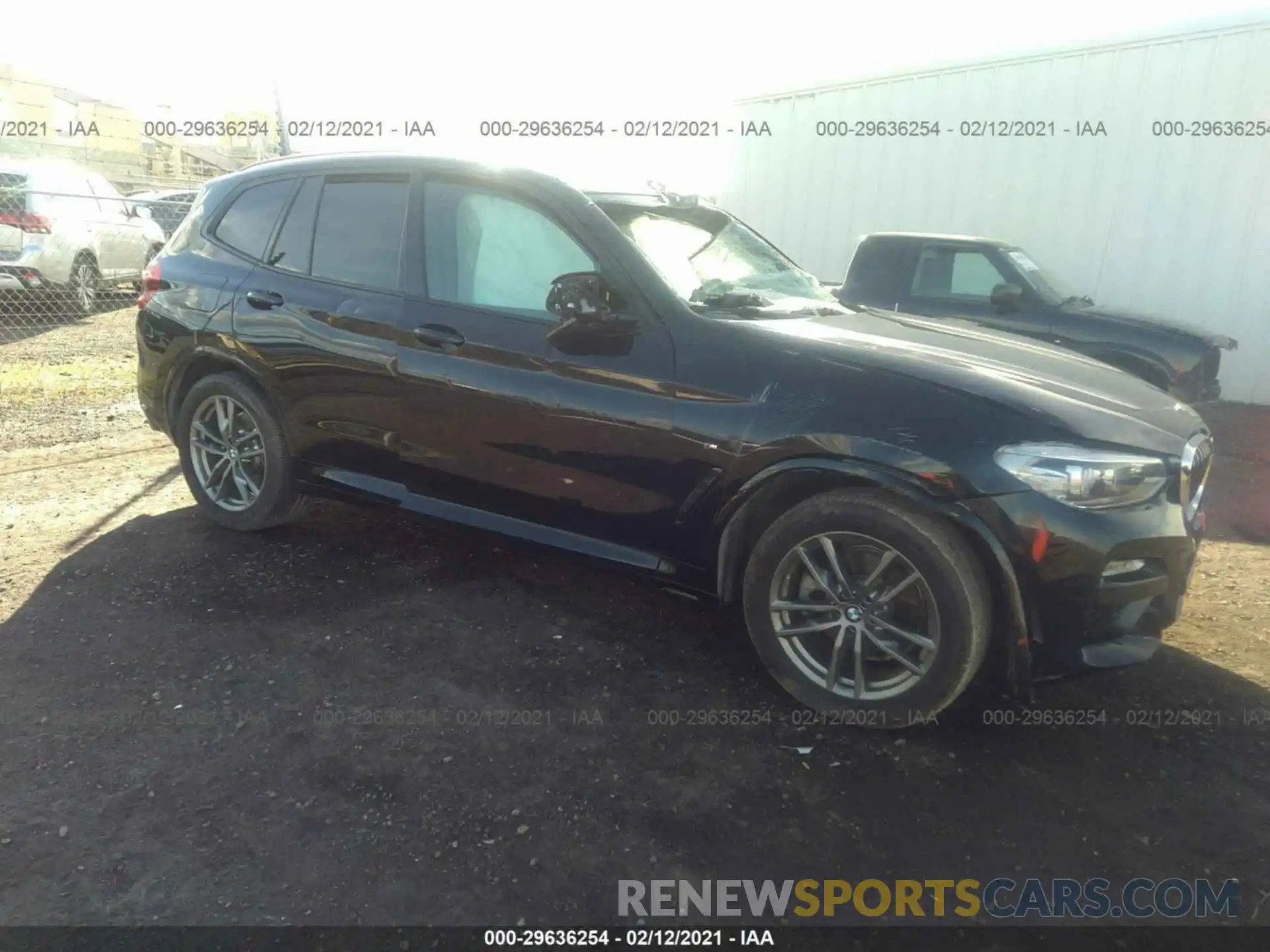 1 Photograph of a damaged car 5UXTR9C59KLE21491 BMW X3 2019