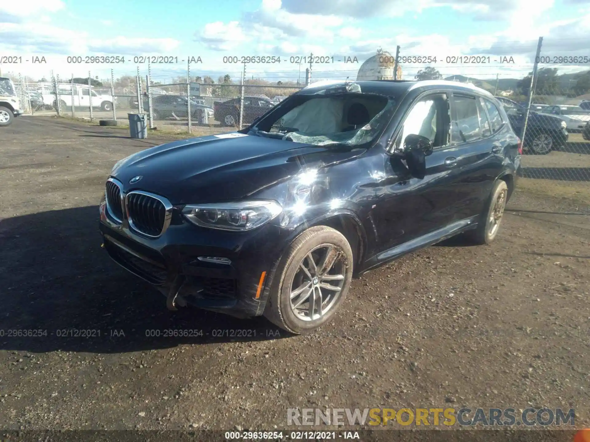 2 Photograph of a damaged car 5UXTR9C59KLE21491 BMW X3 2019