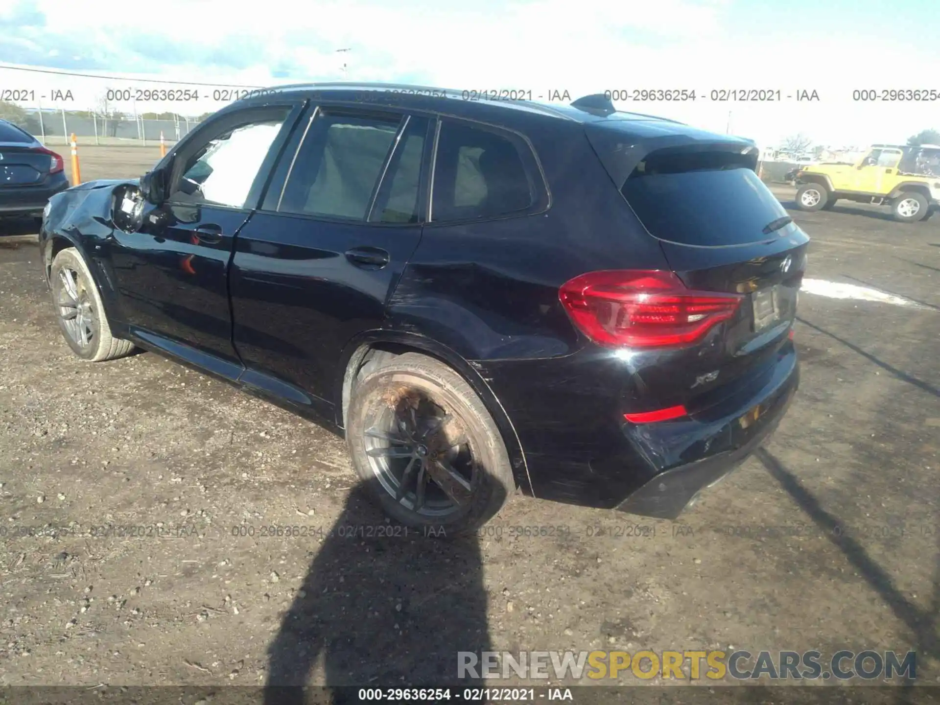 3 Photograph of a damaged car 5UXTR9C59KLE21491 BMW X3 2019