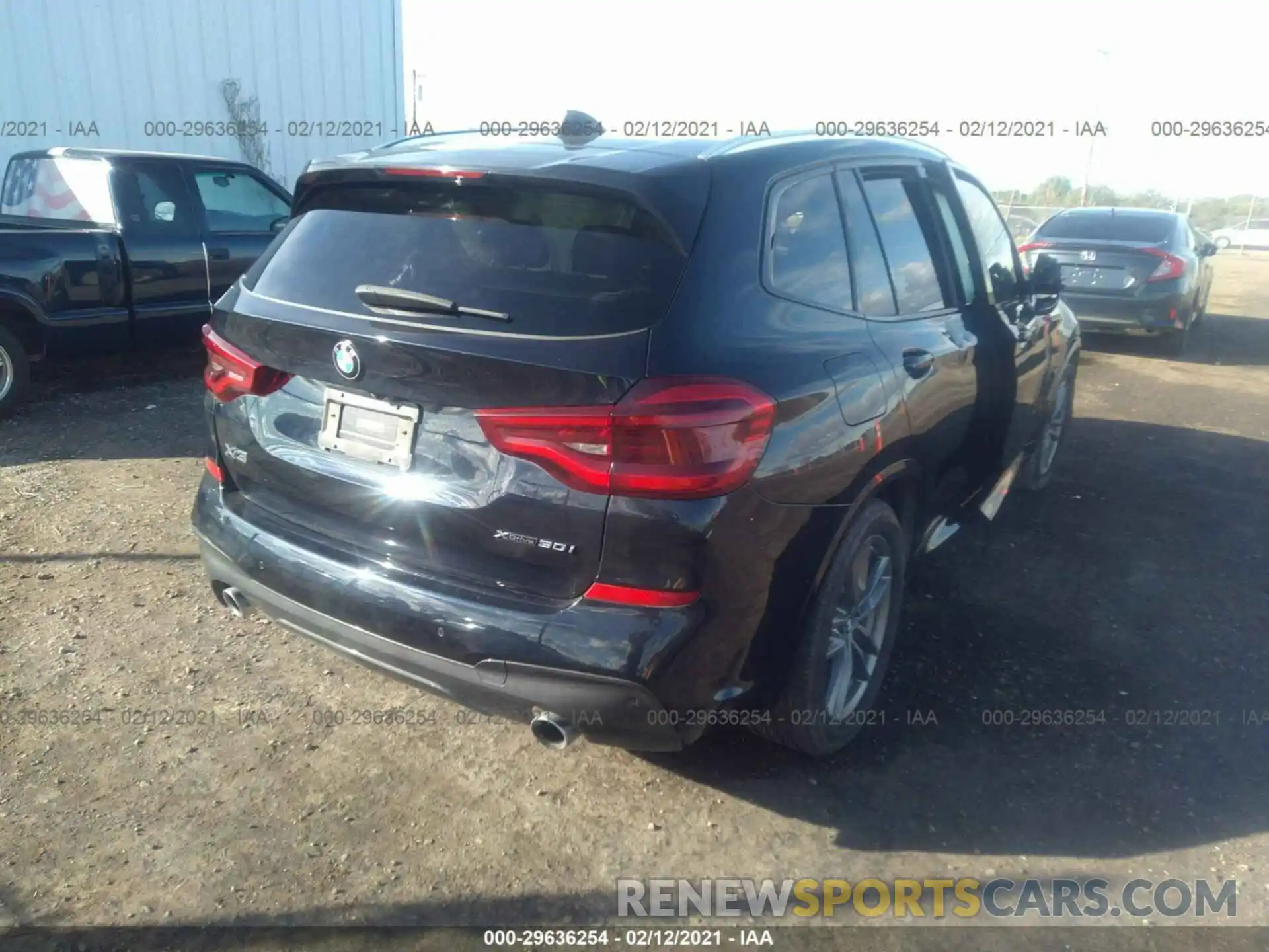 4 Фотография поврежденного автомобиля 5UXTR9C59KLE21491 BMW X3 2019