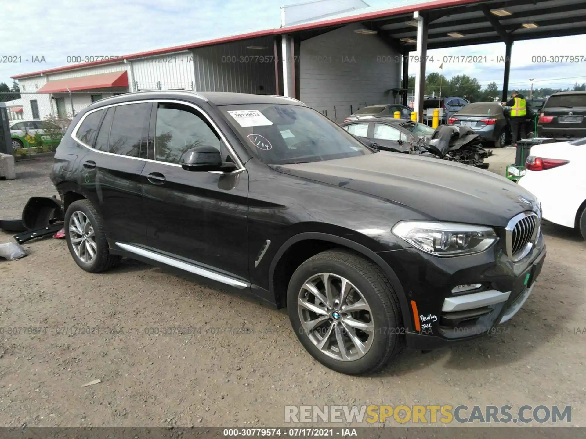 1 Photograph of a damaged car 5UXTR9C59KLP81227 BMW X3 2019