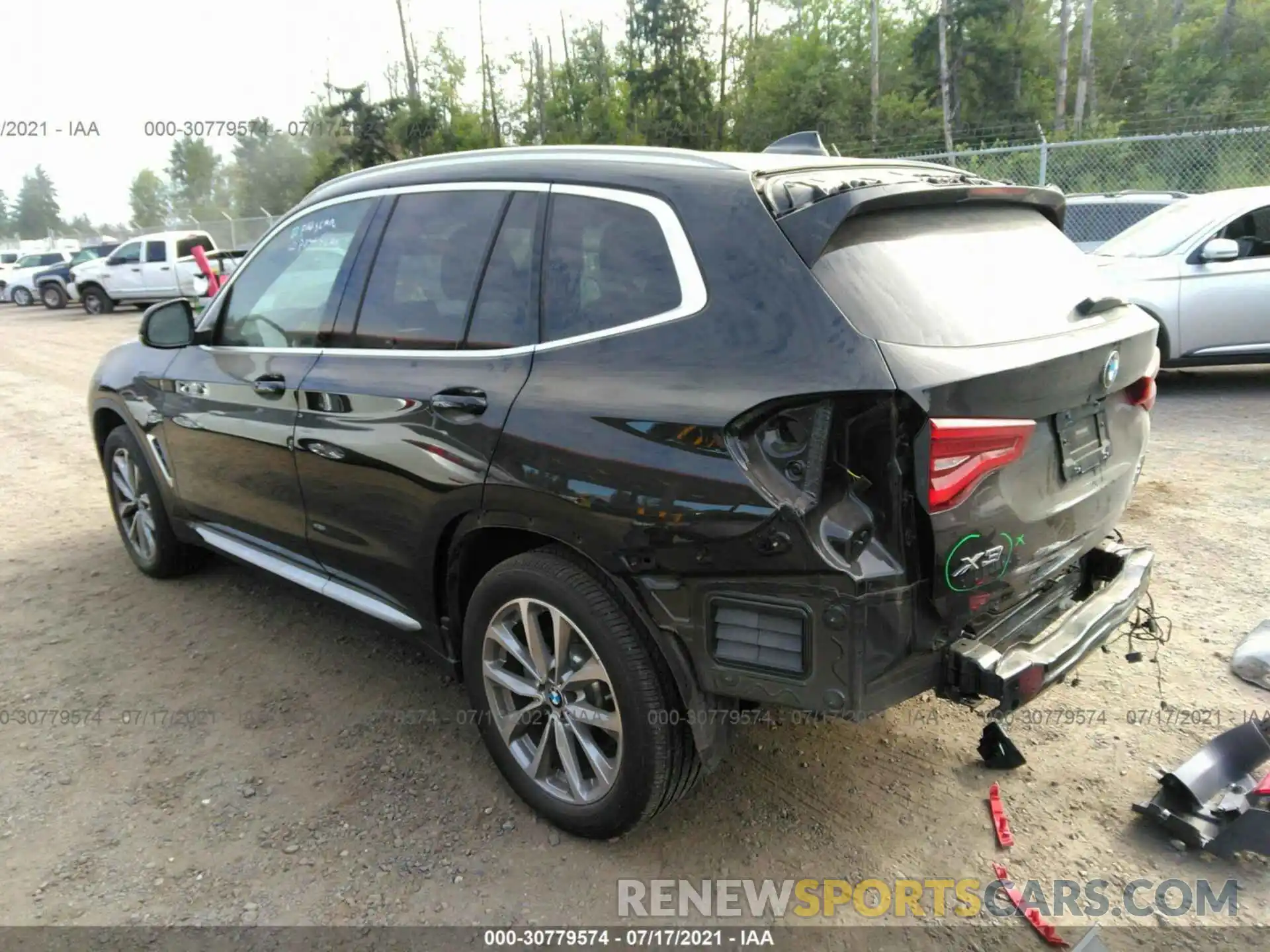 3 Photograph of a damaged car 5UXTR9C59KLP81227 BMW X3 2019