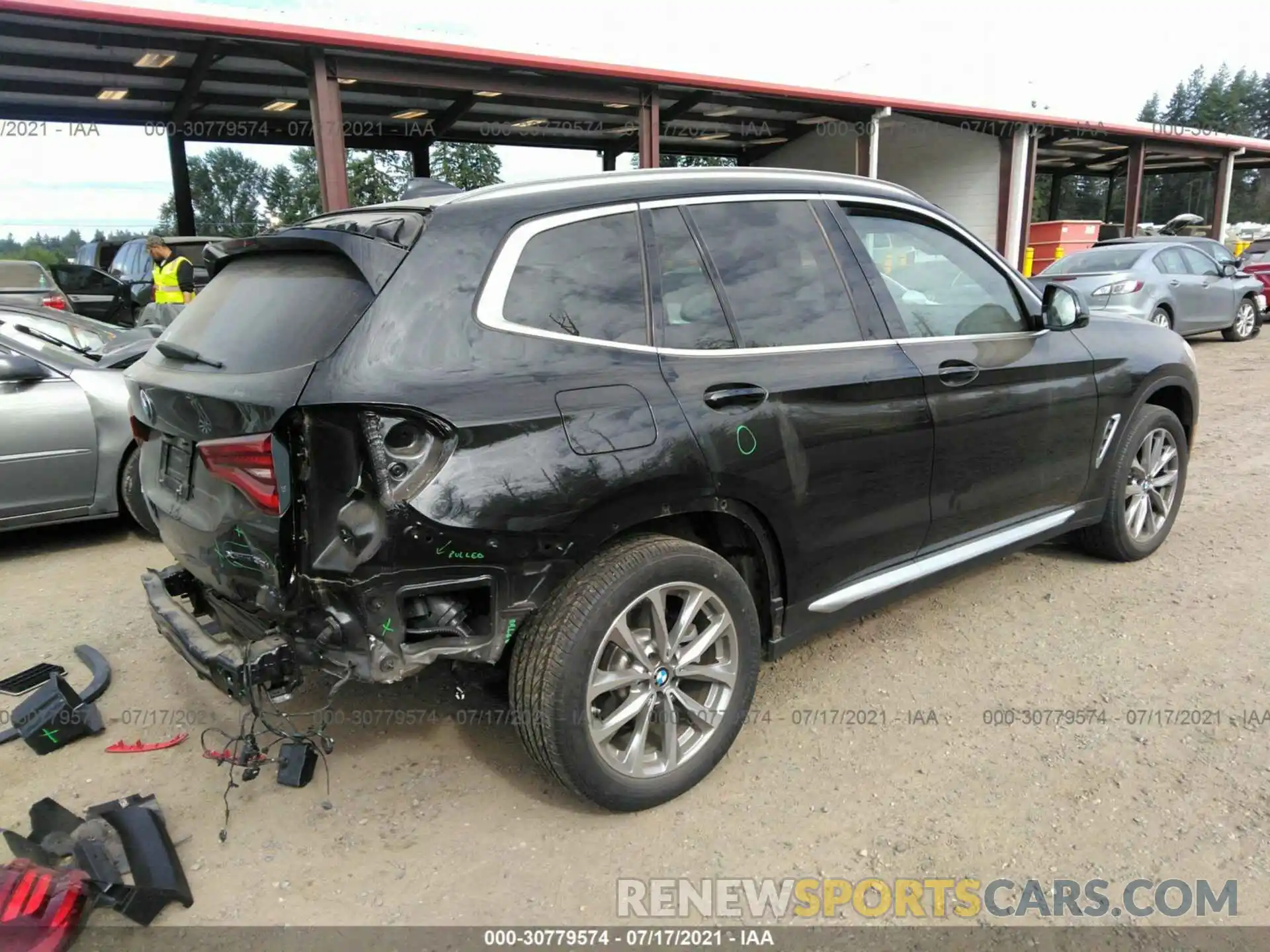 4 Photograph of a damaged car 5UXTR9C59KLP81227 BMW X3 2019