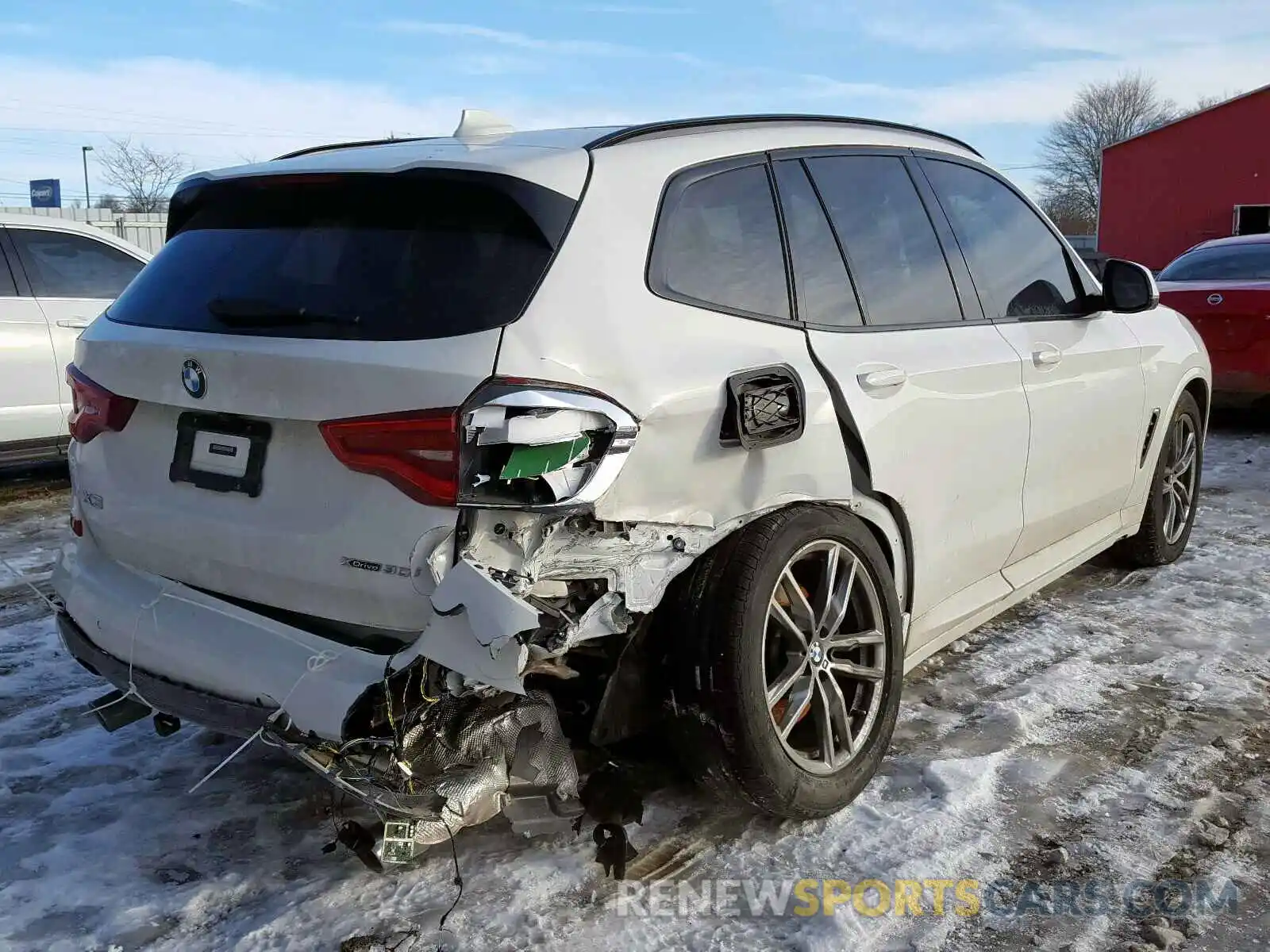 4 Photograph of a damaged car 5UXTR9C59KLP81907 BMW X3 2019