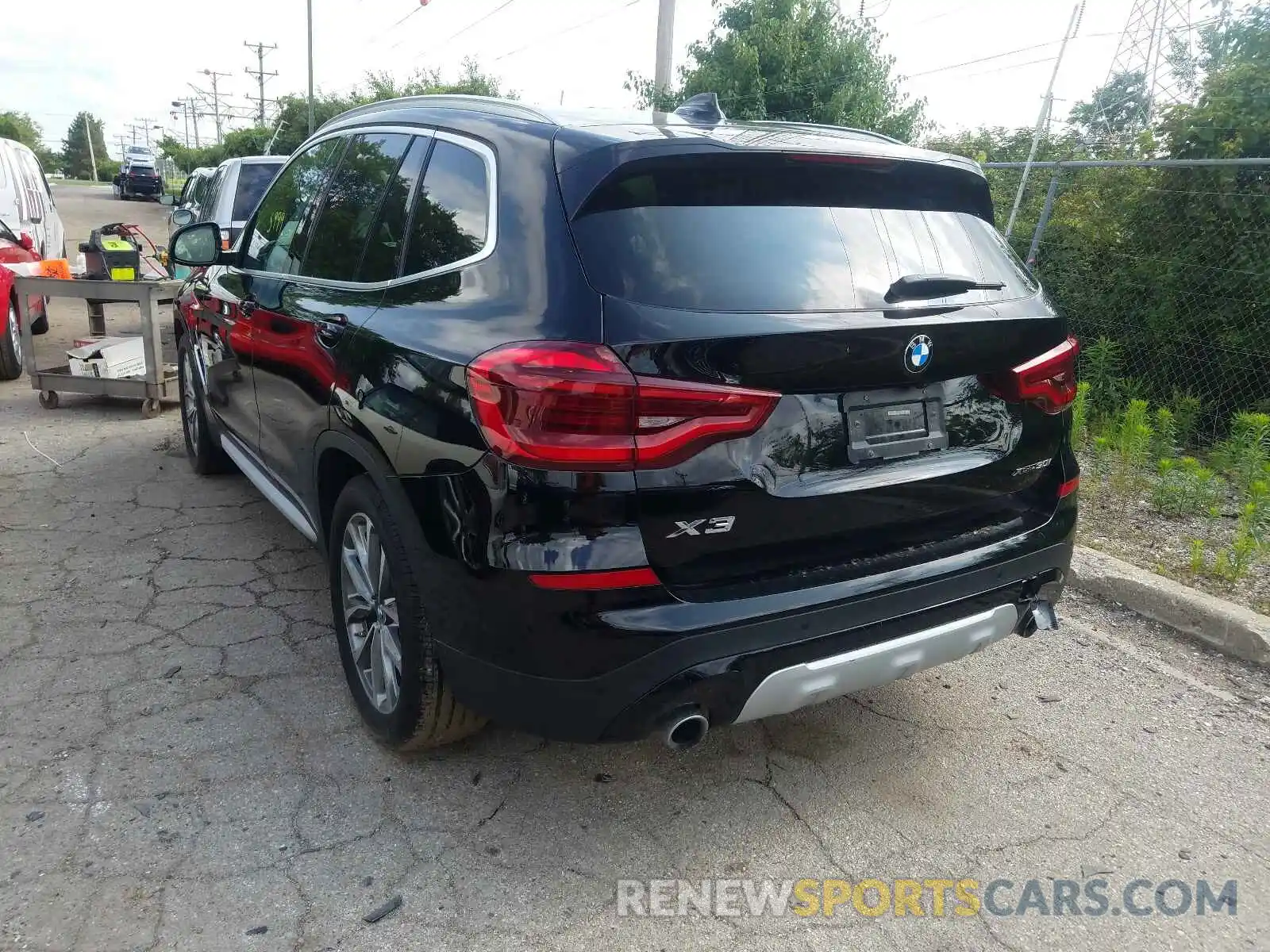 3 Photograph of a damaged car 5UXTR9C59KLP87724 BMW X3 2019