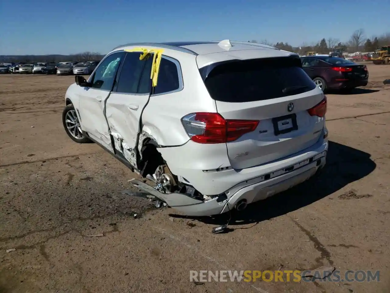 3 Photograph of a damaged car 5UXTR9C59KLP87822 BMW X3 2019