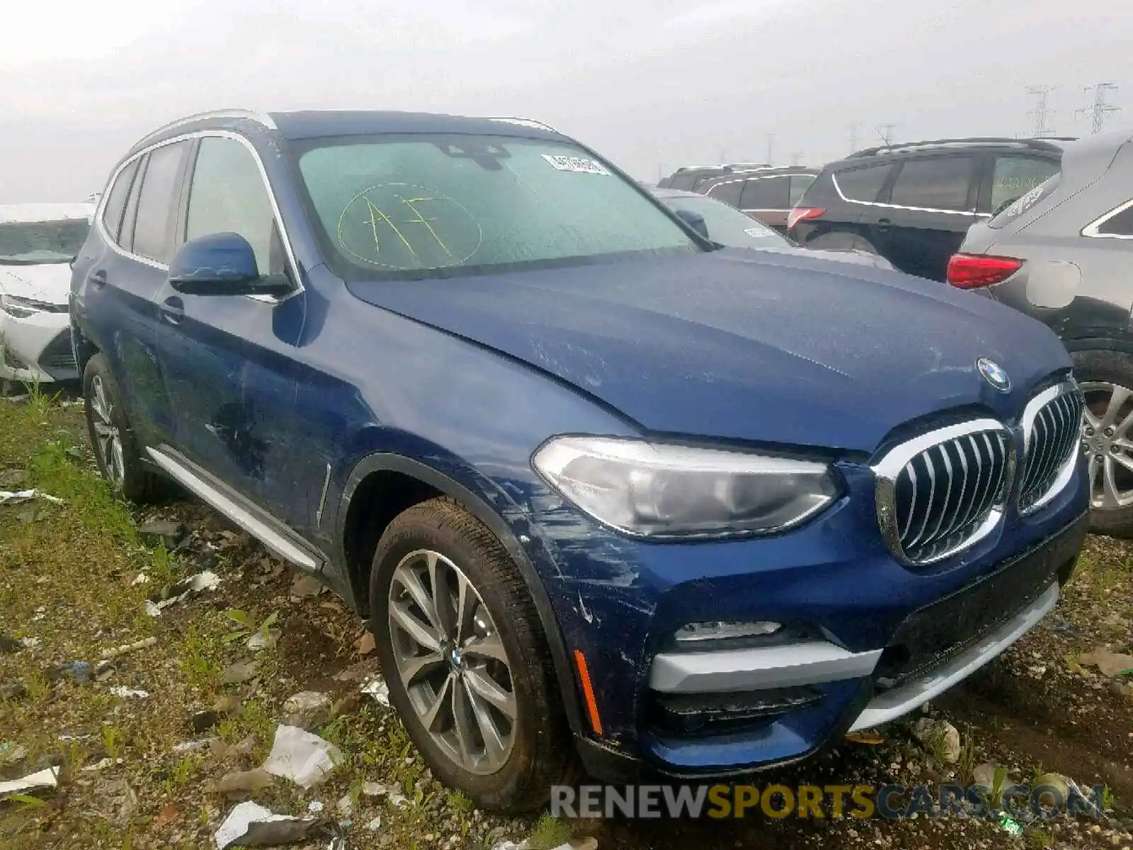 1 Фотография поврежденного автомобиля 5UXTR9C59KLP94379 BMW X3 2019