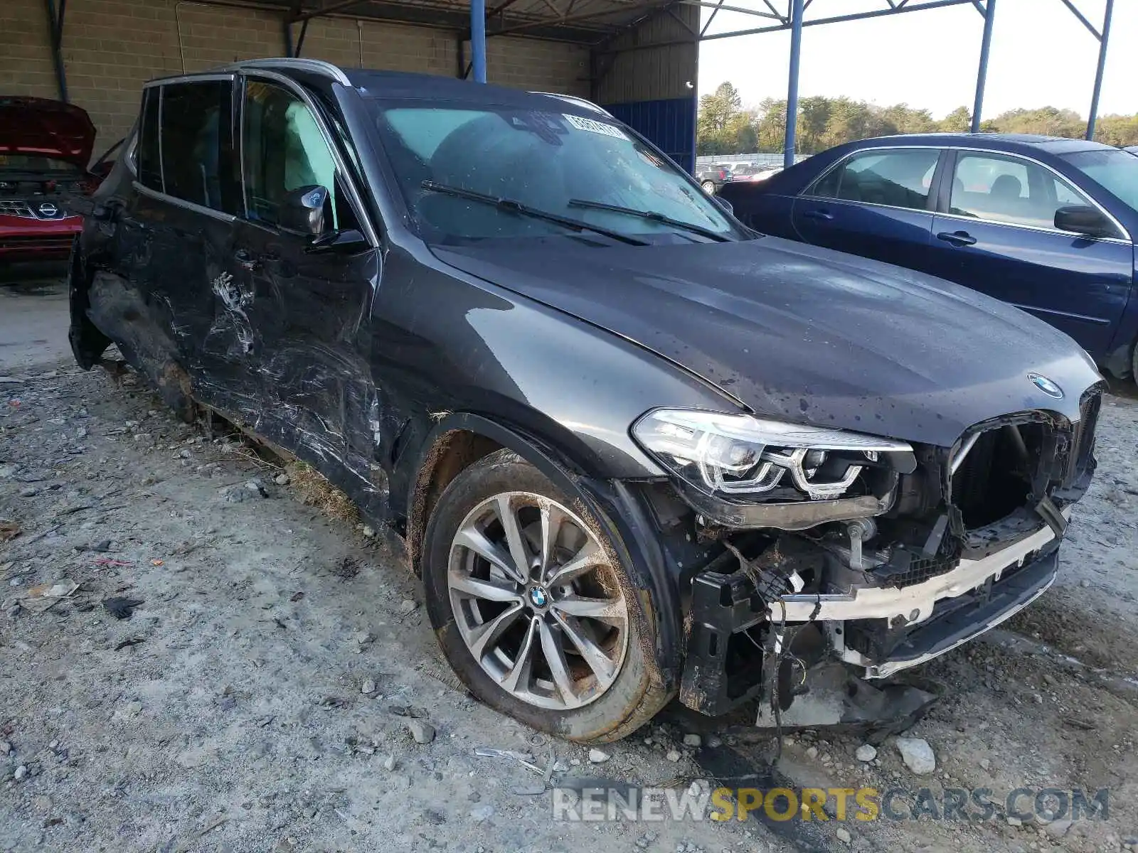 1 Photograph of a damaged car 5UXTR9C59KLR04587 BMW X3 2019