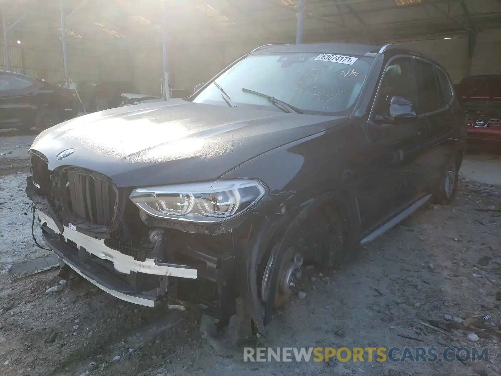 2 Photograph of a damaged car 5UXTR9C59KLR04587 BMW X3 2019