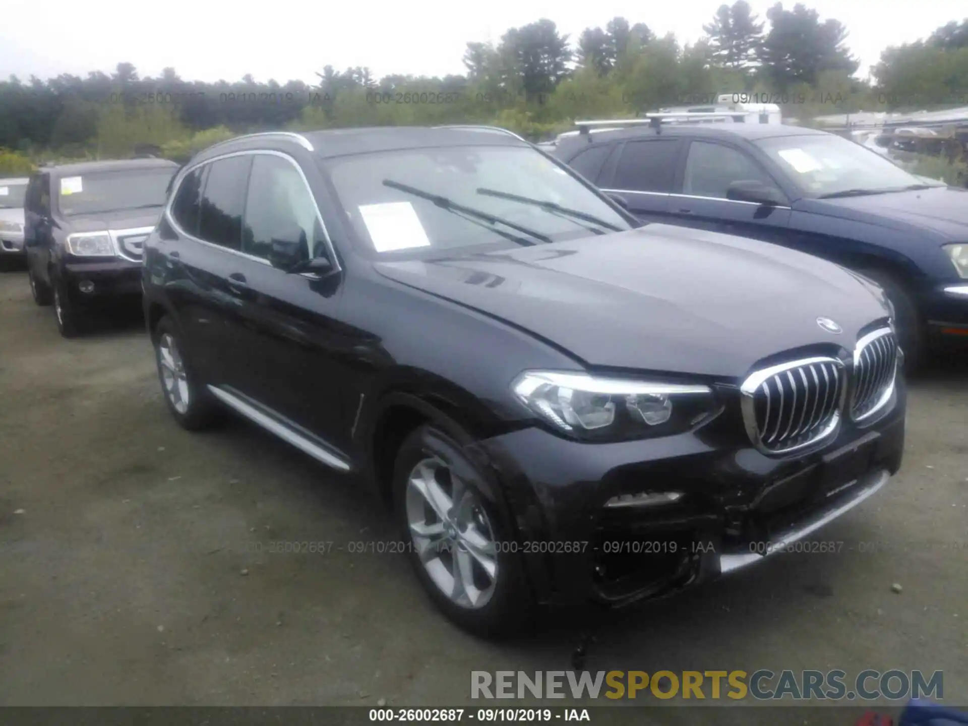 1 Photograph of a damaged car 5UXTR9C59KLR05075 BMW X3 2019