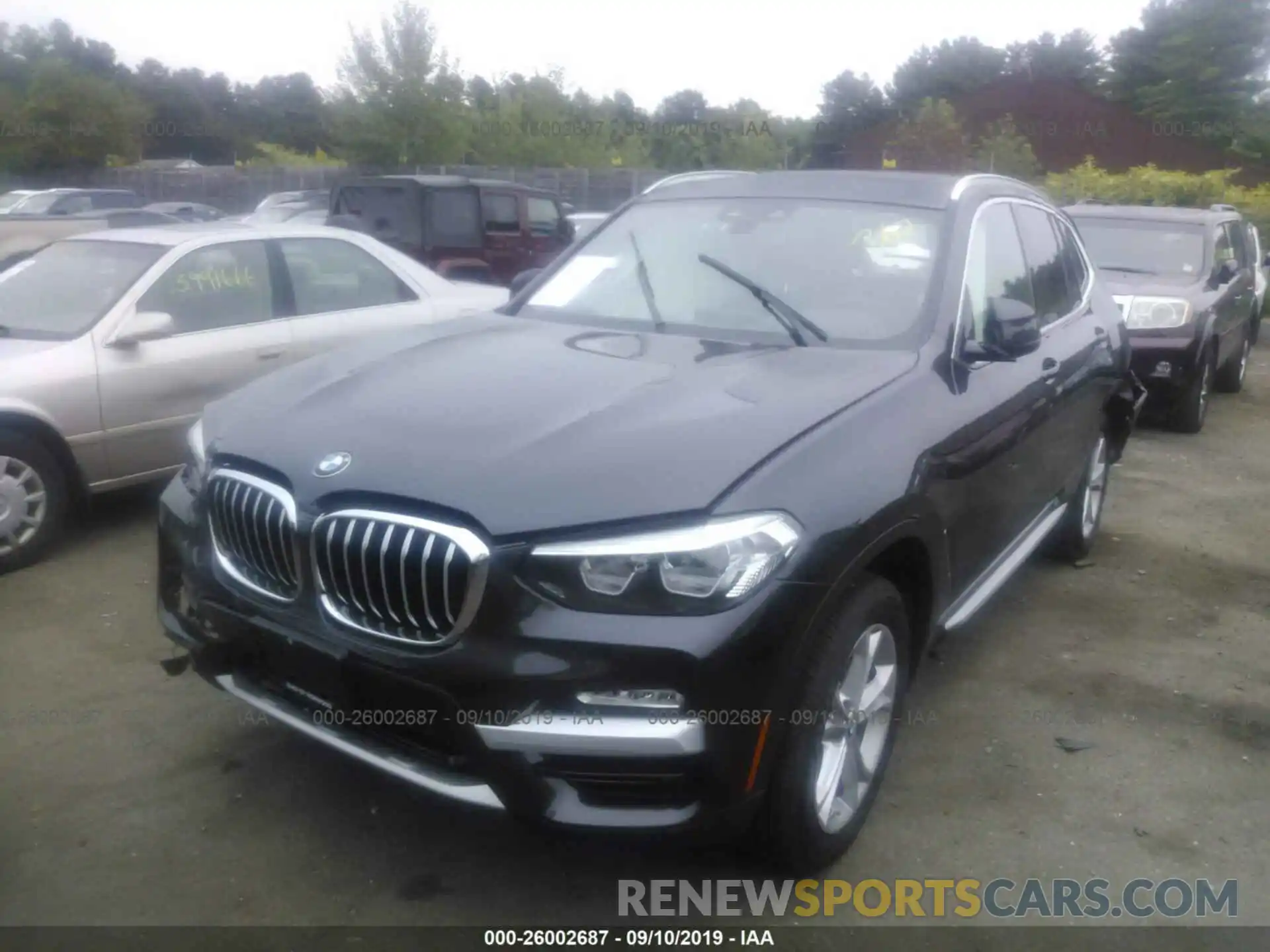 2 Photograph of a damaged car 5UXTR9C59KLR05075 BMW X3 2019