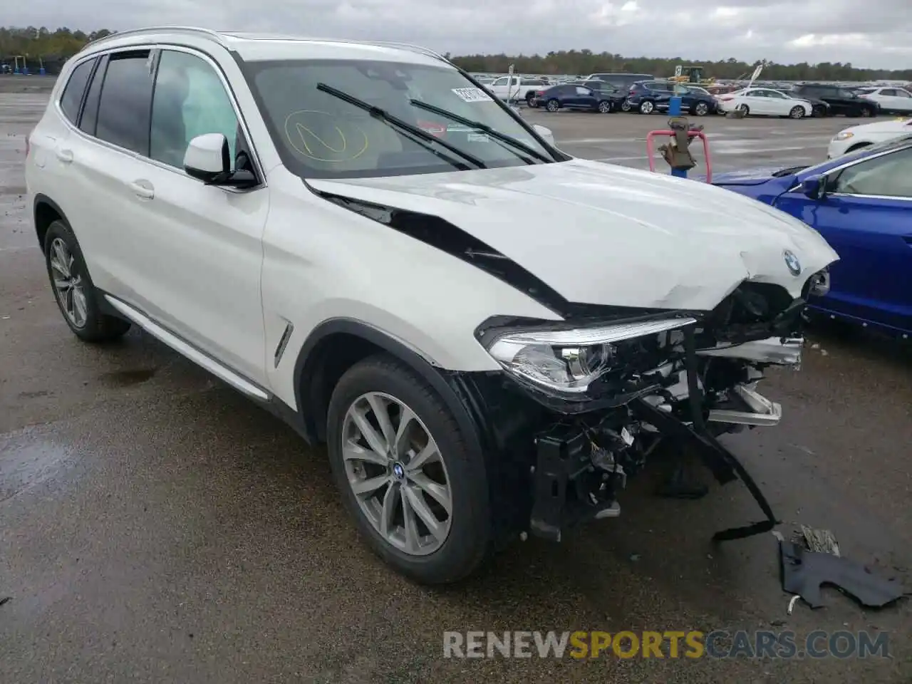 1 Photograph of a damaged car 5UXTR9C59KLR08204 BMW X3 2019