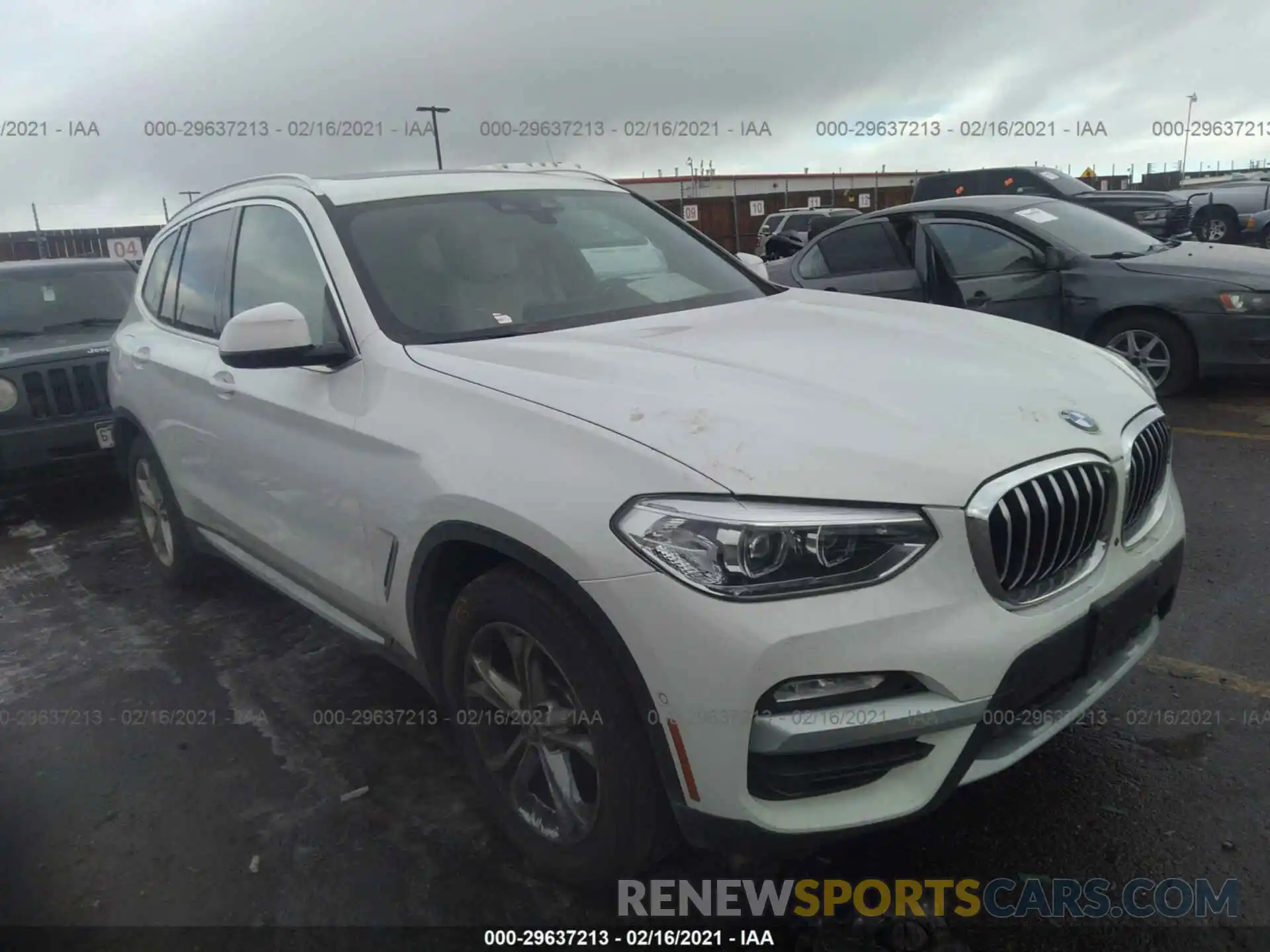 1 Photograph of a damaged car 5UXTR9C59KLR10728 BMW X3 2019