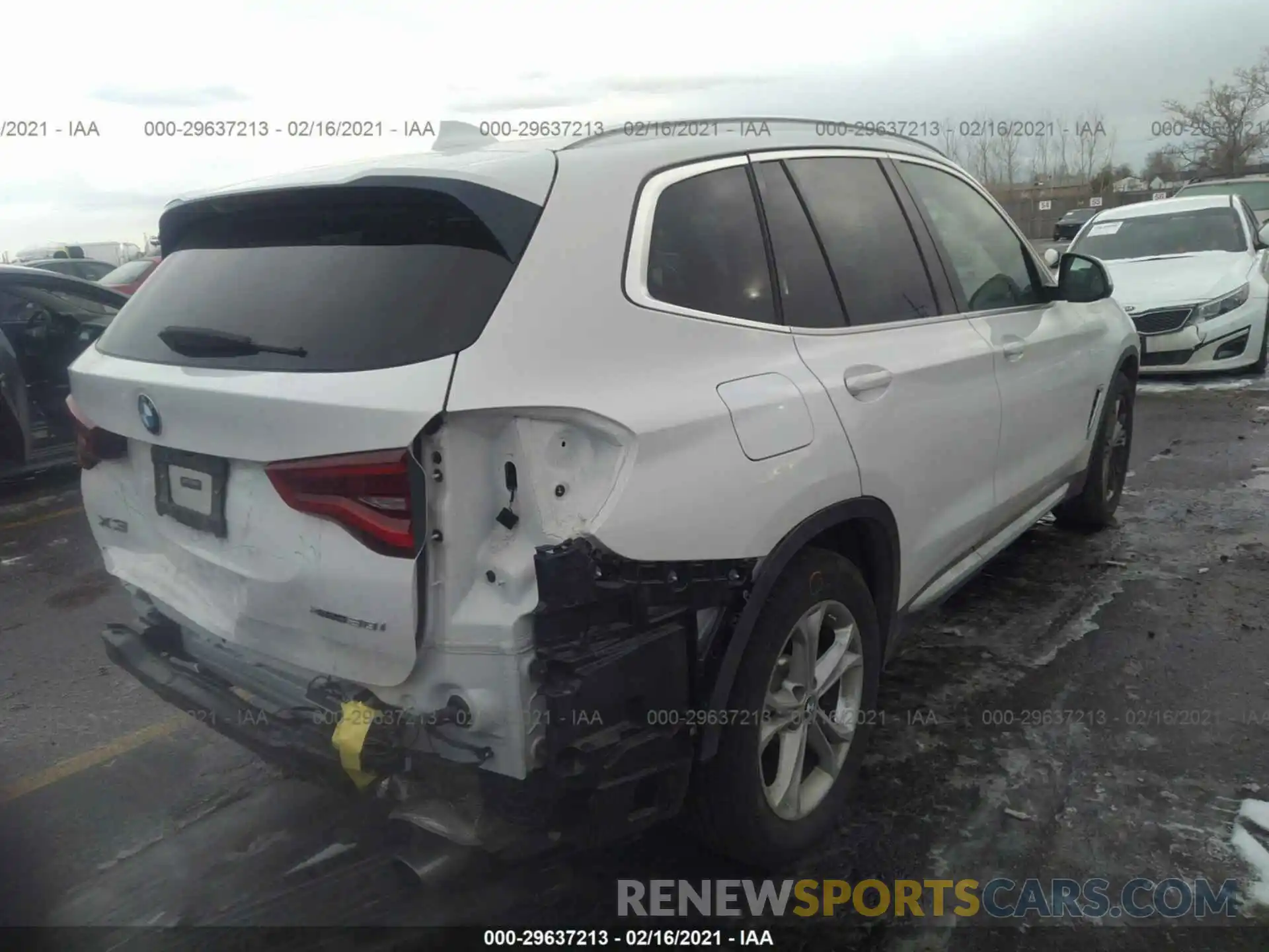 4 Фотография поврежденного автомобиля 5UXTR9C59KLR10728 BMW X3 2019