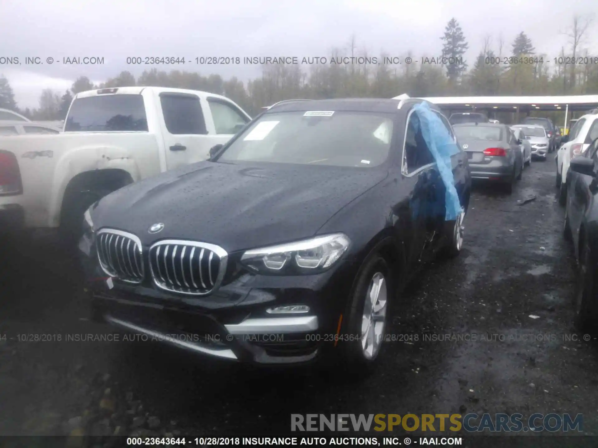 2 Фотография поврежденного автомобиля 5UXTR9C5XKLD90302 Bmw X3 2019