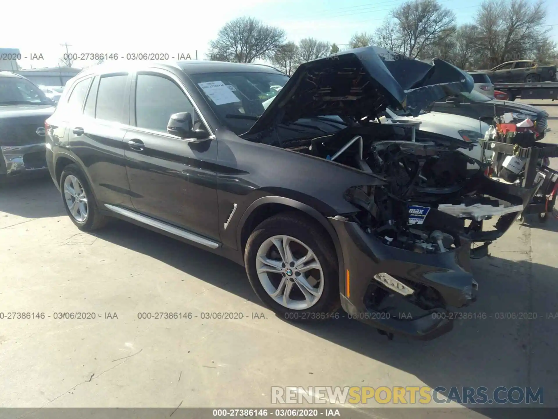 1 Photograph of a damaged car 5UXTR9C5XKLD90588 BMW X3 2019