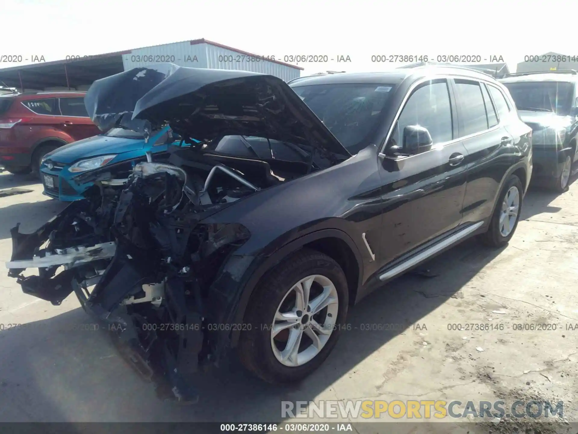 2 Фотография поврежденного автомобиля 5UXTR9C5XKLD90588 BMW X3 2019