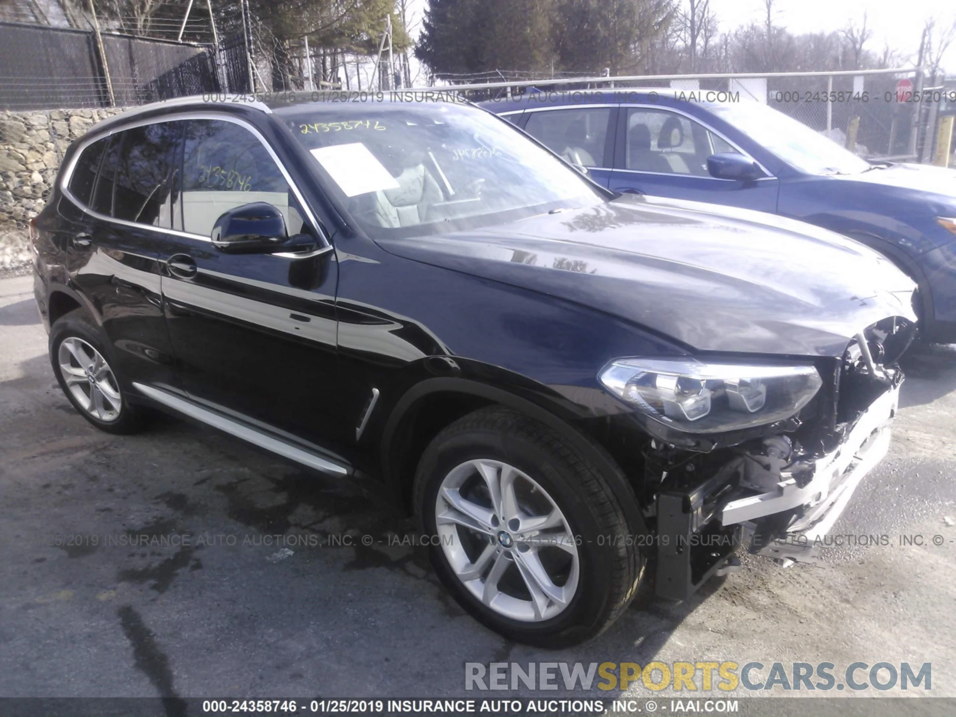 1 Photograph of a damaged car 5UXTR9C5XKLD91658 BMW X3 2019