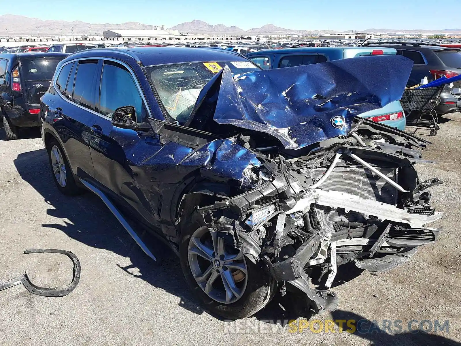 1 Photograph of a damaged car 5UXTR9C5XKLD94026 BMW X3 2019